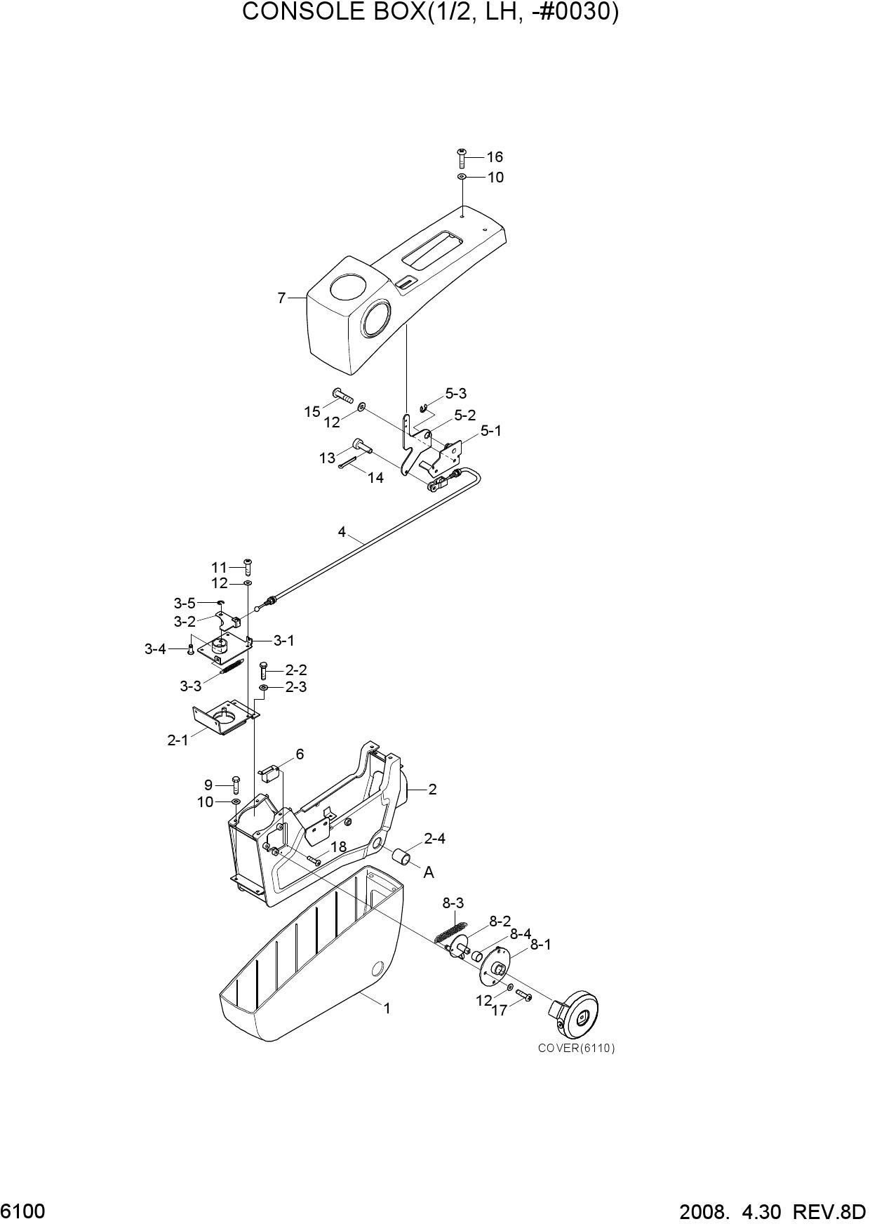 CONSOLE BOX(1/2, LH, -#0259)