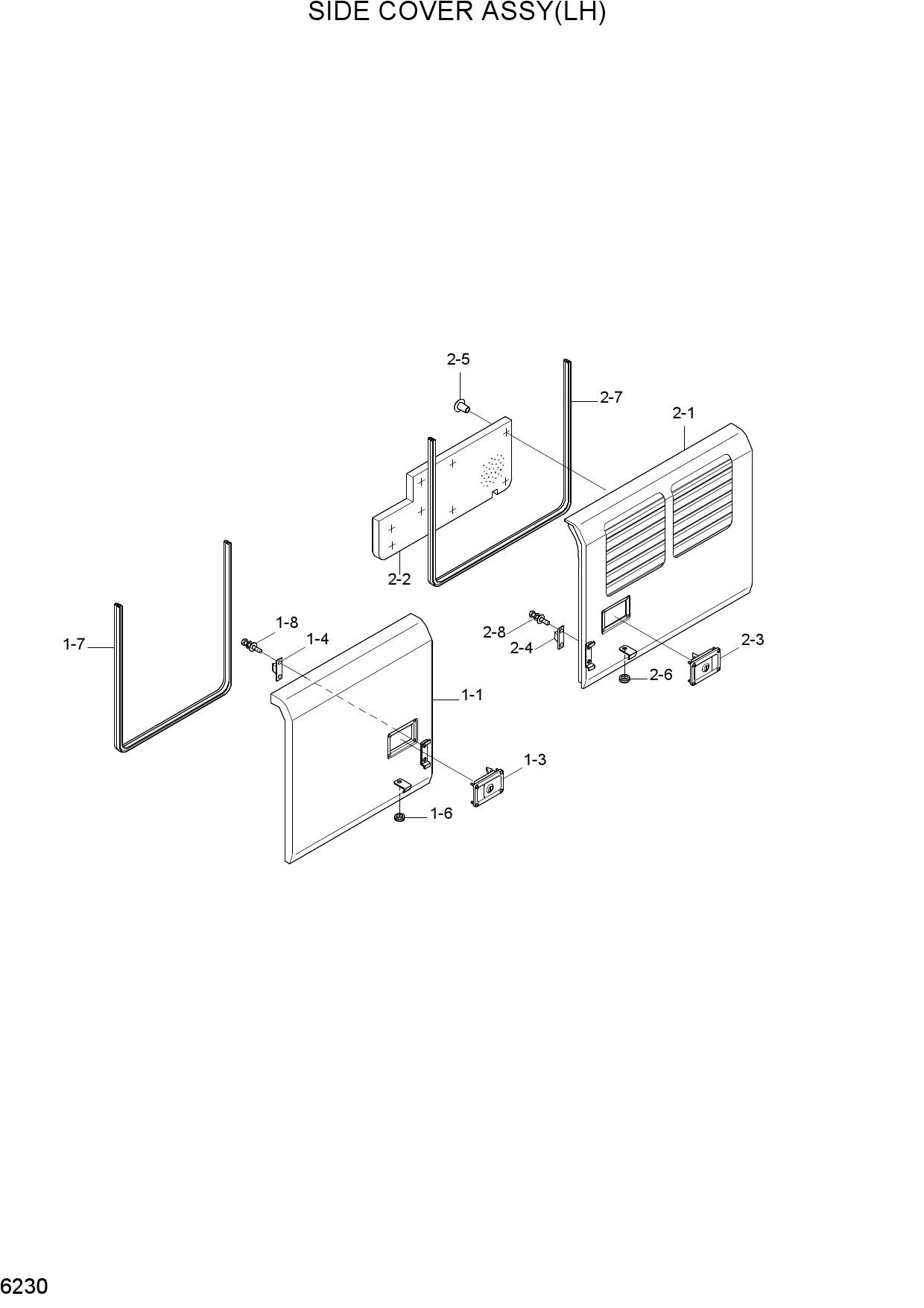 SIDE COVER ASSY(LH)