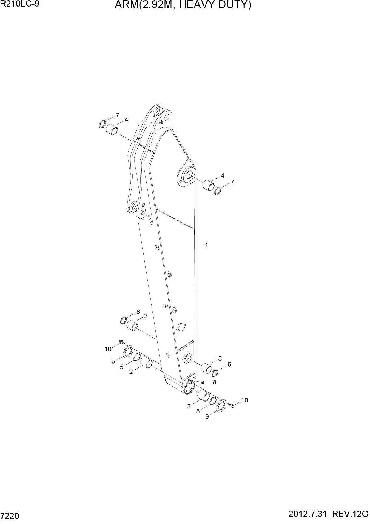 ARM(2.92M, HEAVY DUTY)