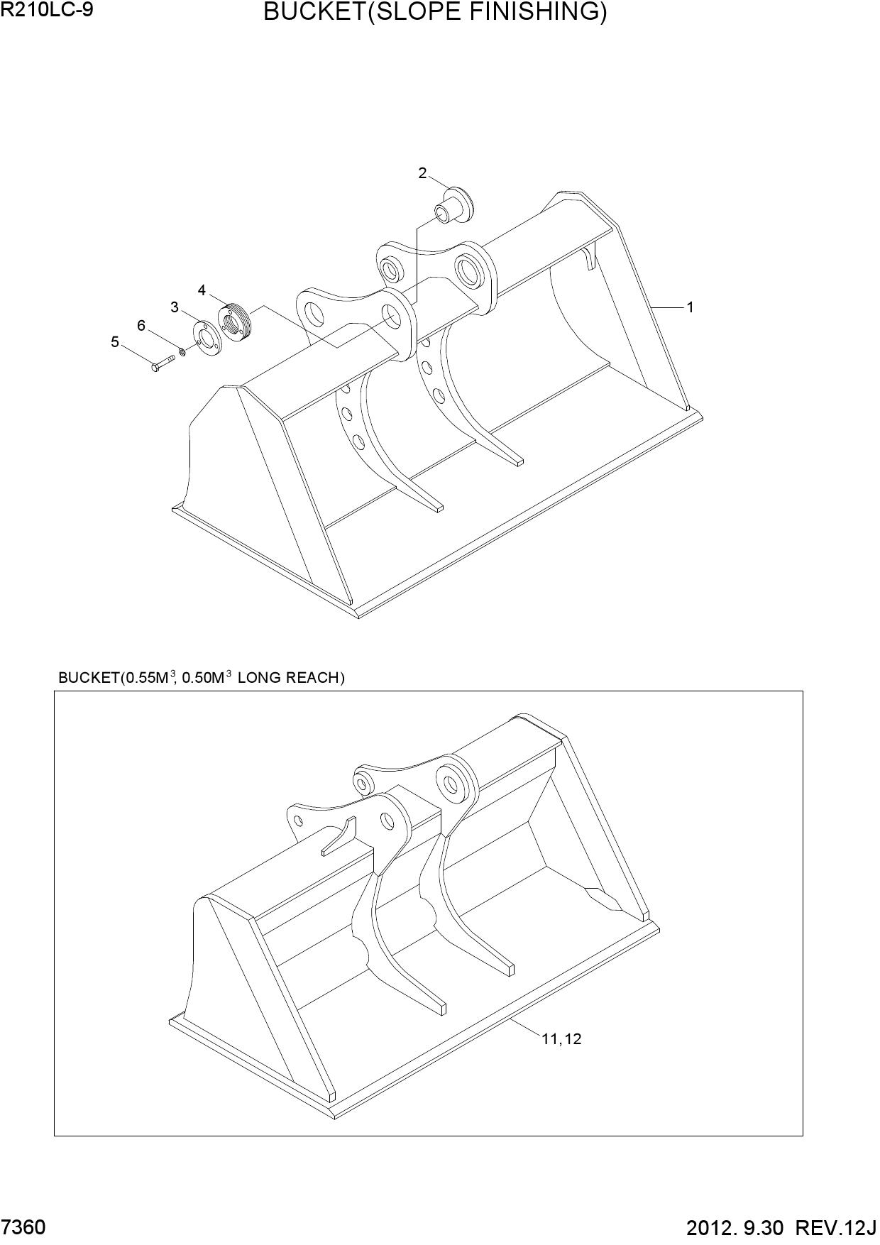 BUCKET(SLOPE FINISHING)