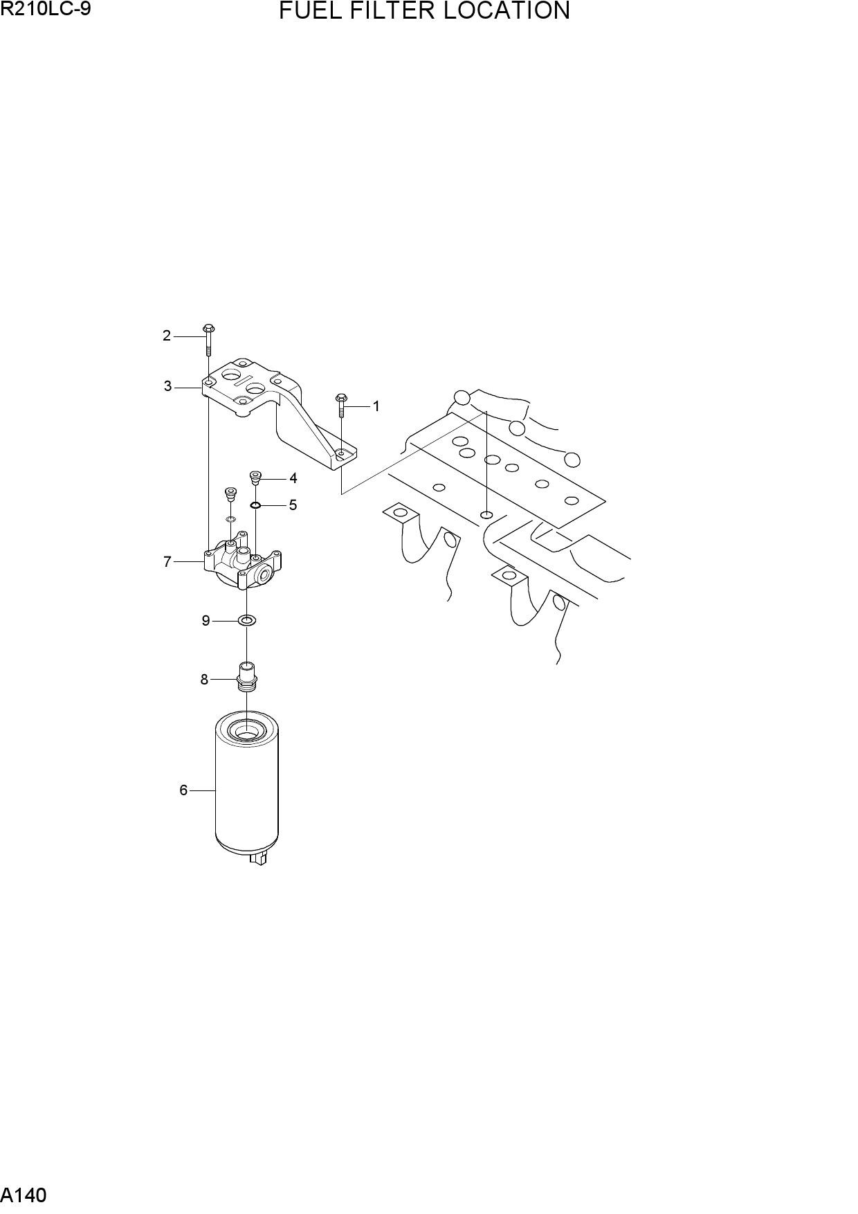 FUEL FILTER LOCATION