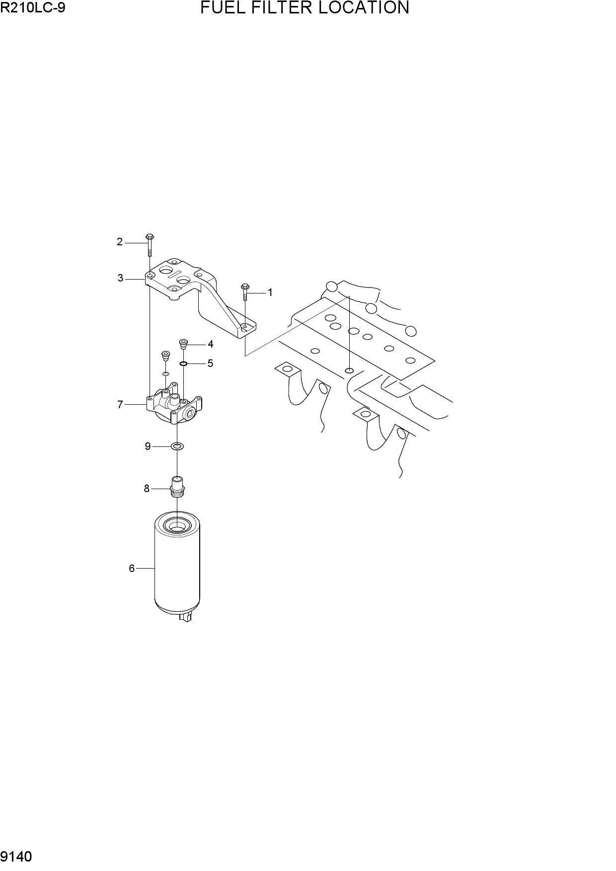 FUEL FILTER LOCATION