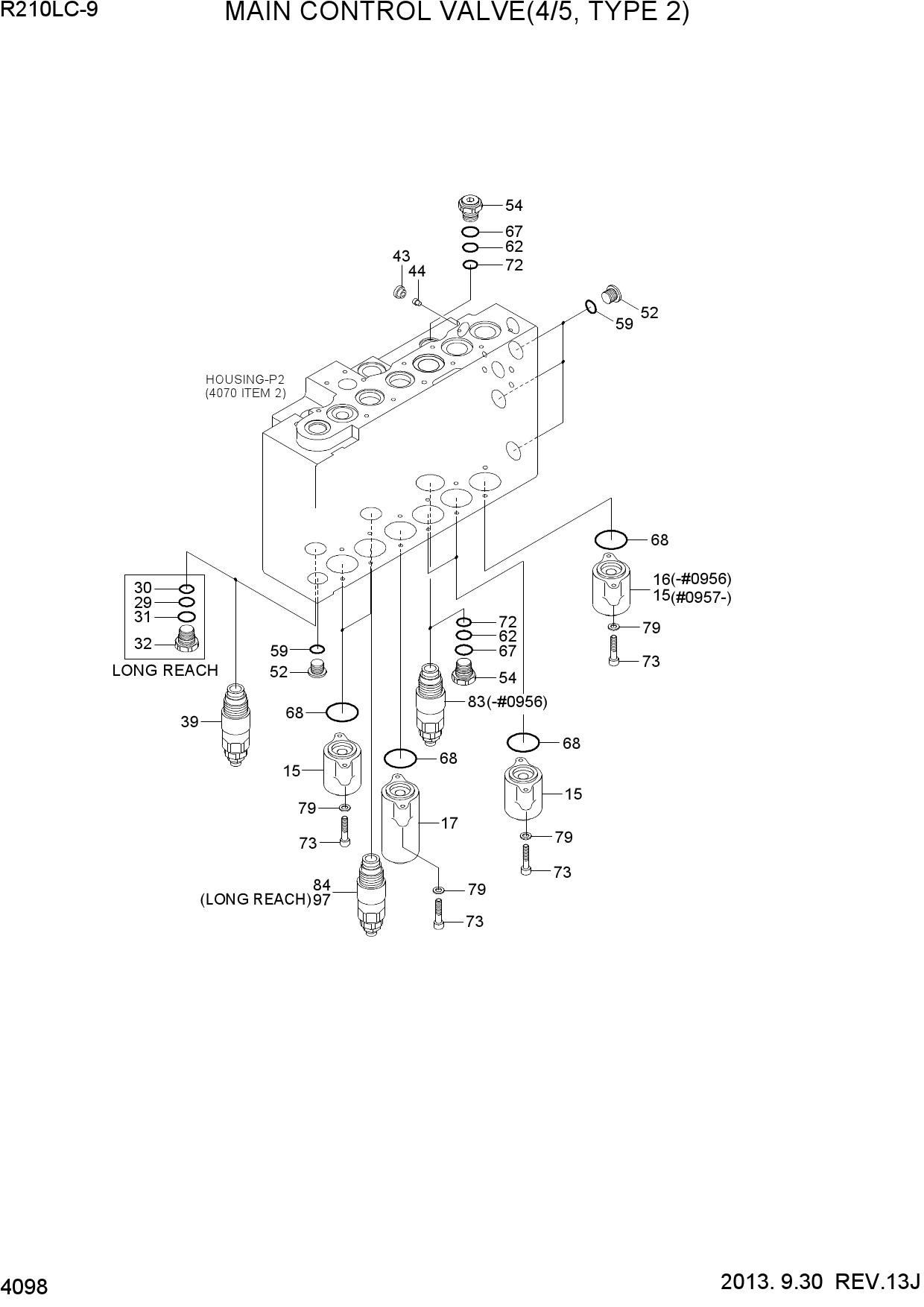 MAIN CONTROL VALVE(4/5, TYPE 2)