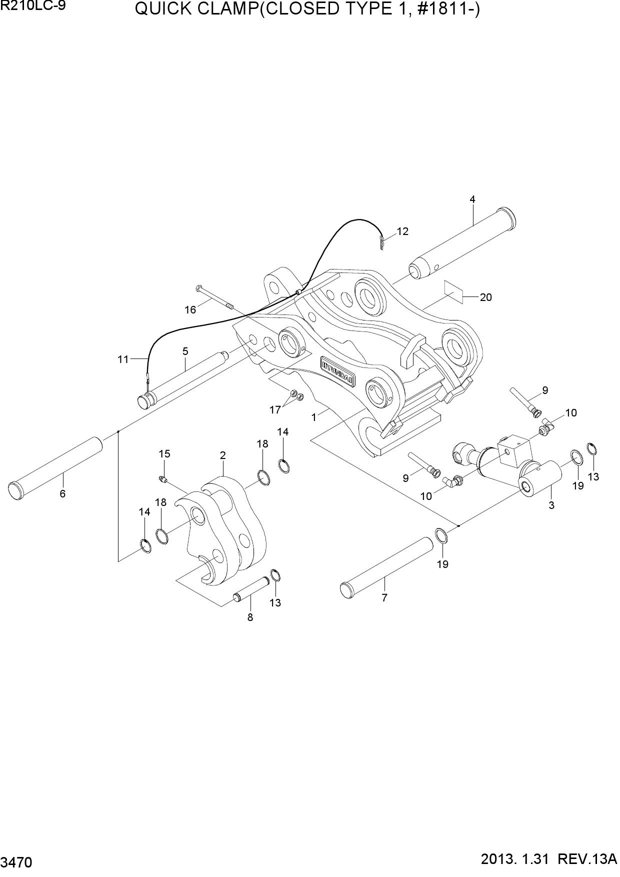 QUICK CLAMP(CLOSED TYPE 1, #1811-)