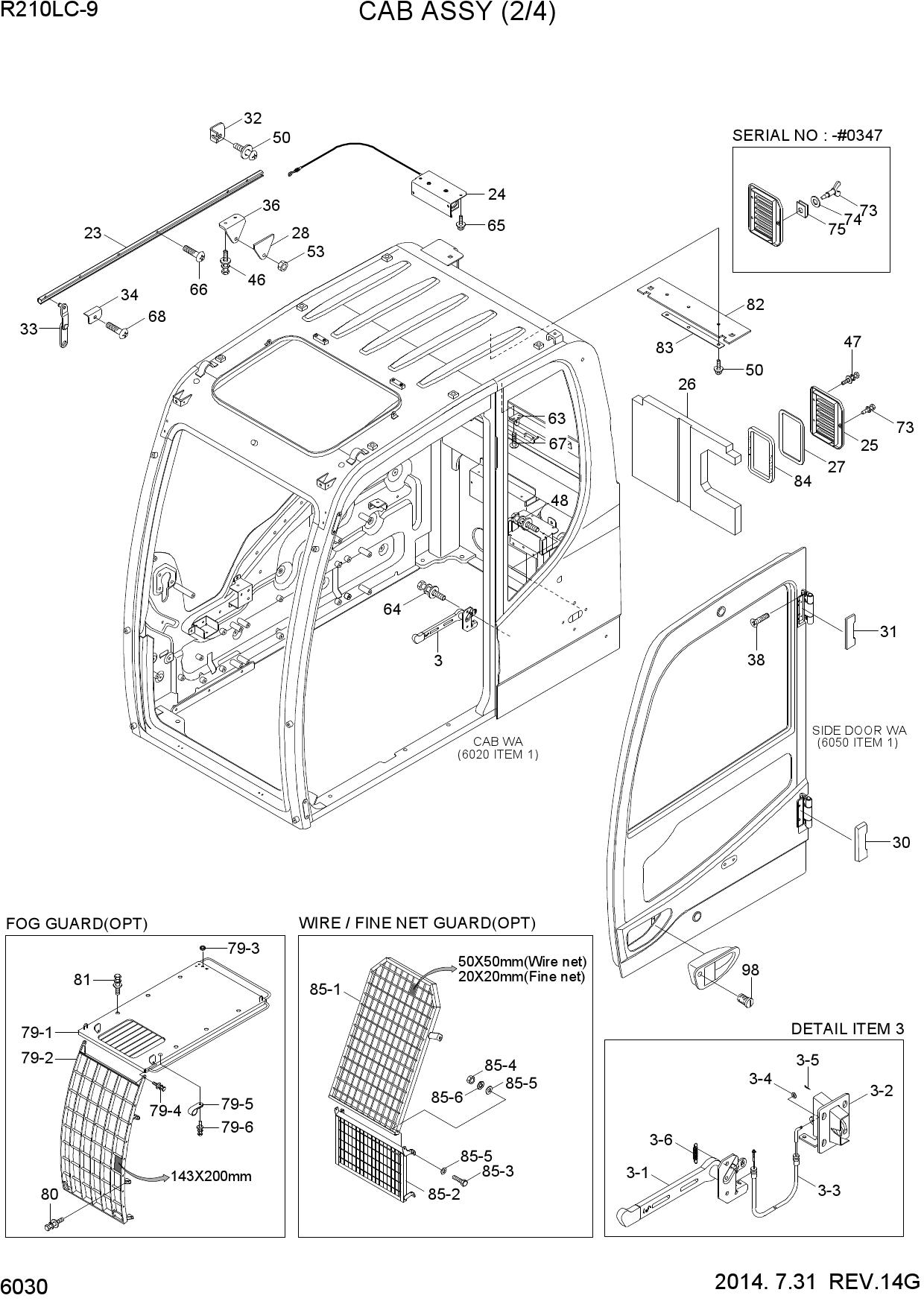 CAB ASSY(2/4)