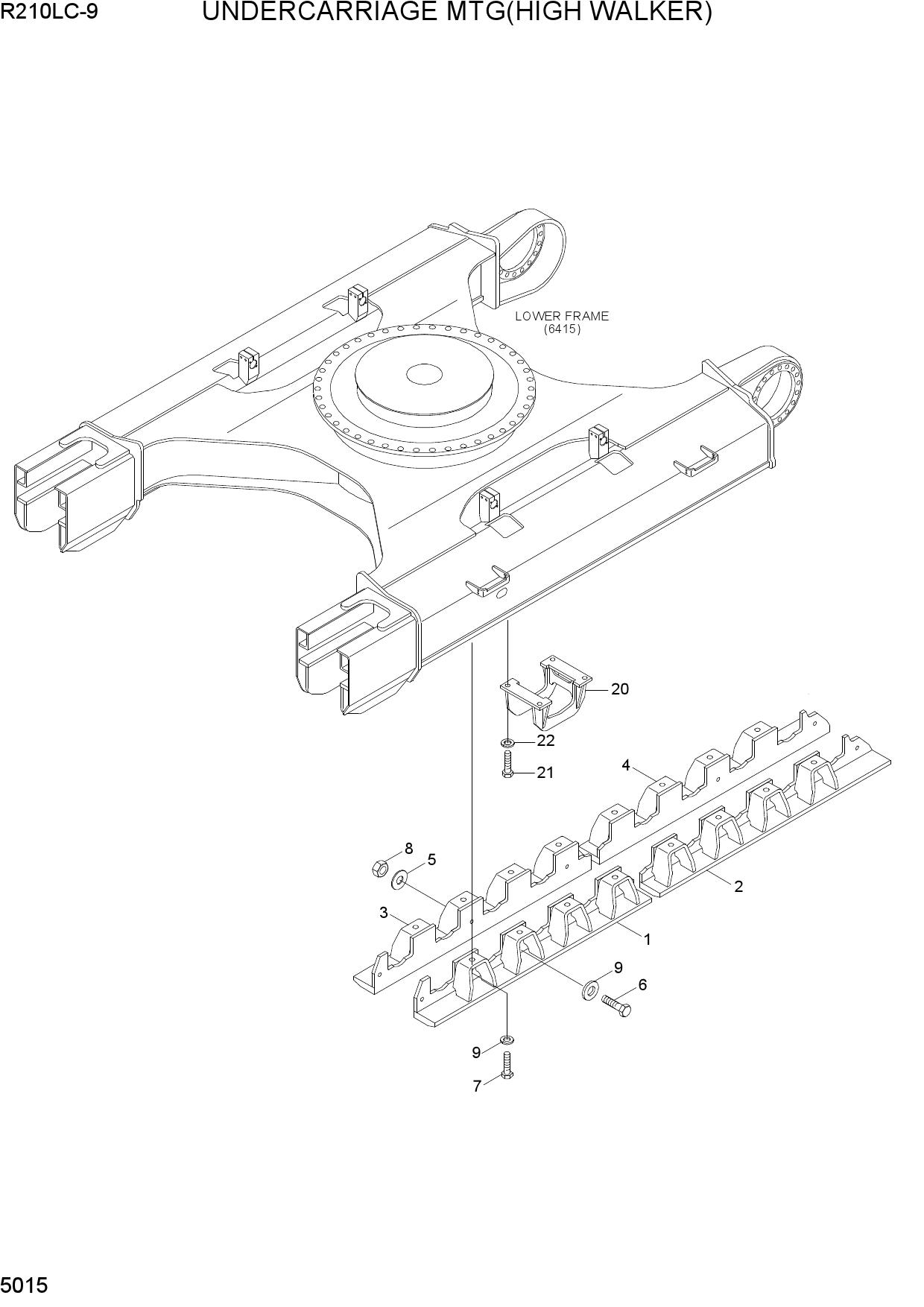 UNDERCARRIAGE MTG(HIGH WALKER)