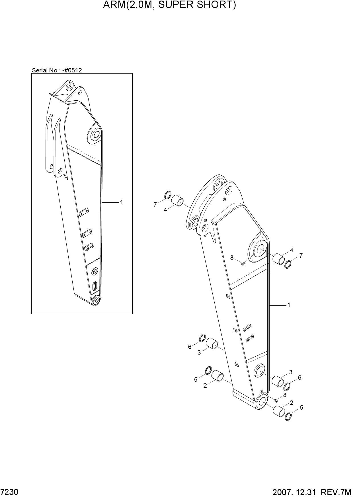 ARM(2.0M, SUPER SHORT)