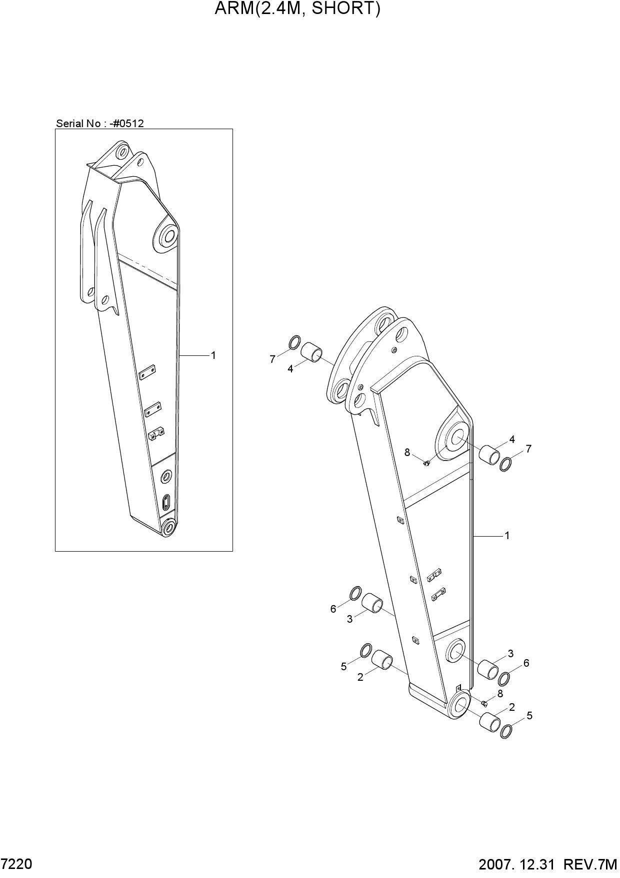 ARM(2.4M, SHORT)