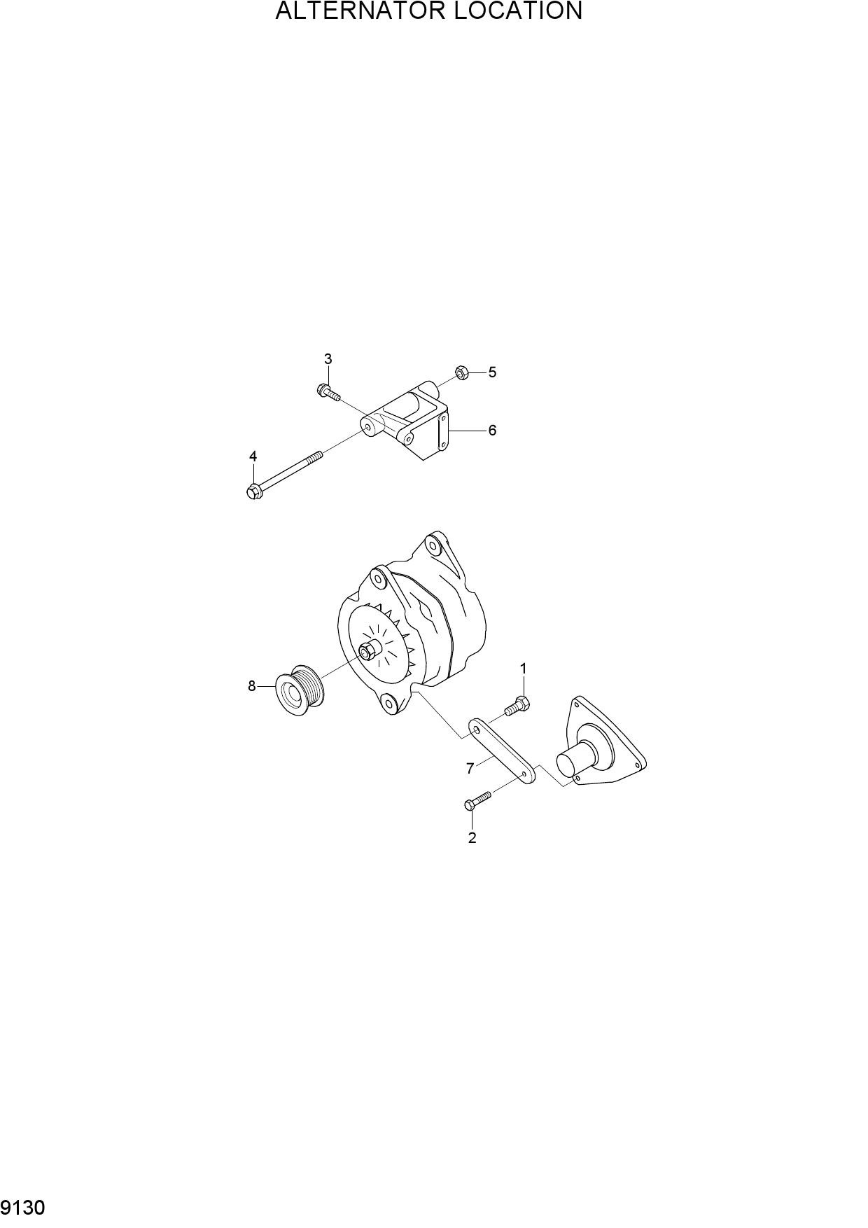 ALTERNATOR LOCATION