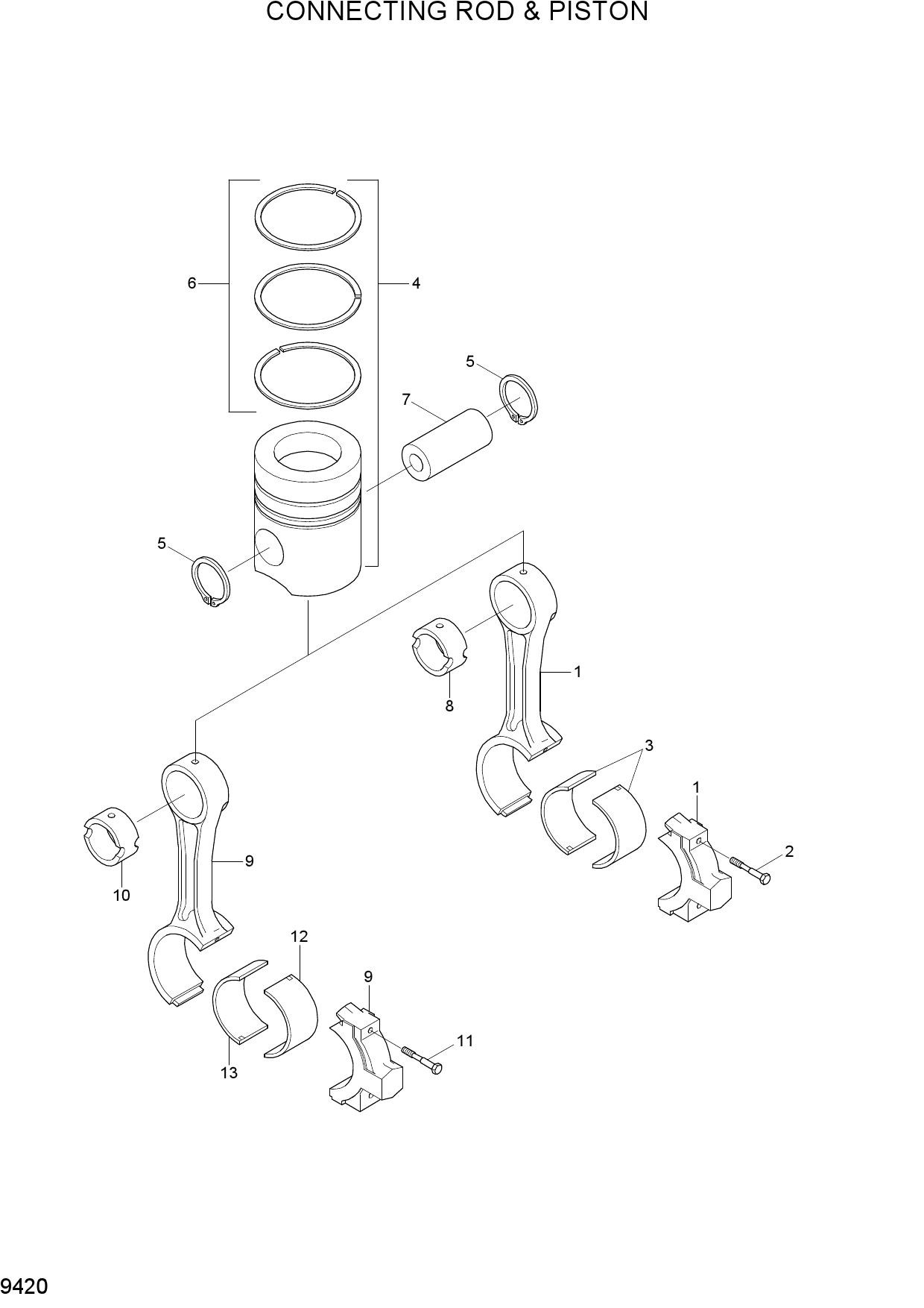 CONNECTING ROD & PISTON