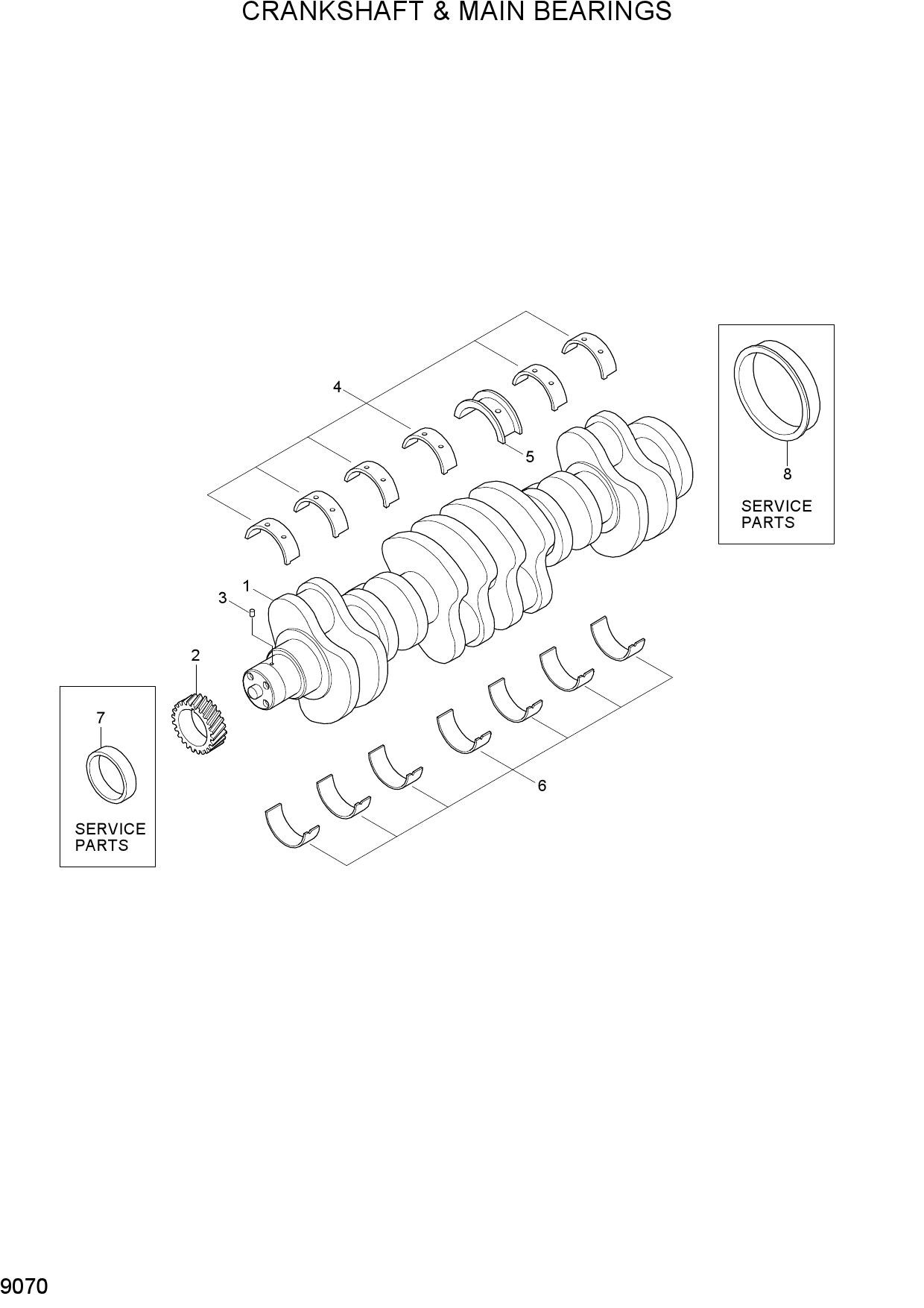 CRANKSHAFT & MAIN BEARINGS