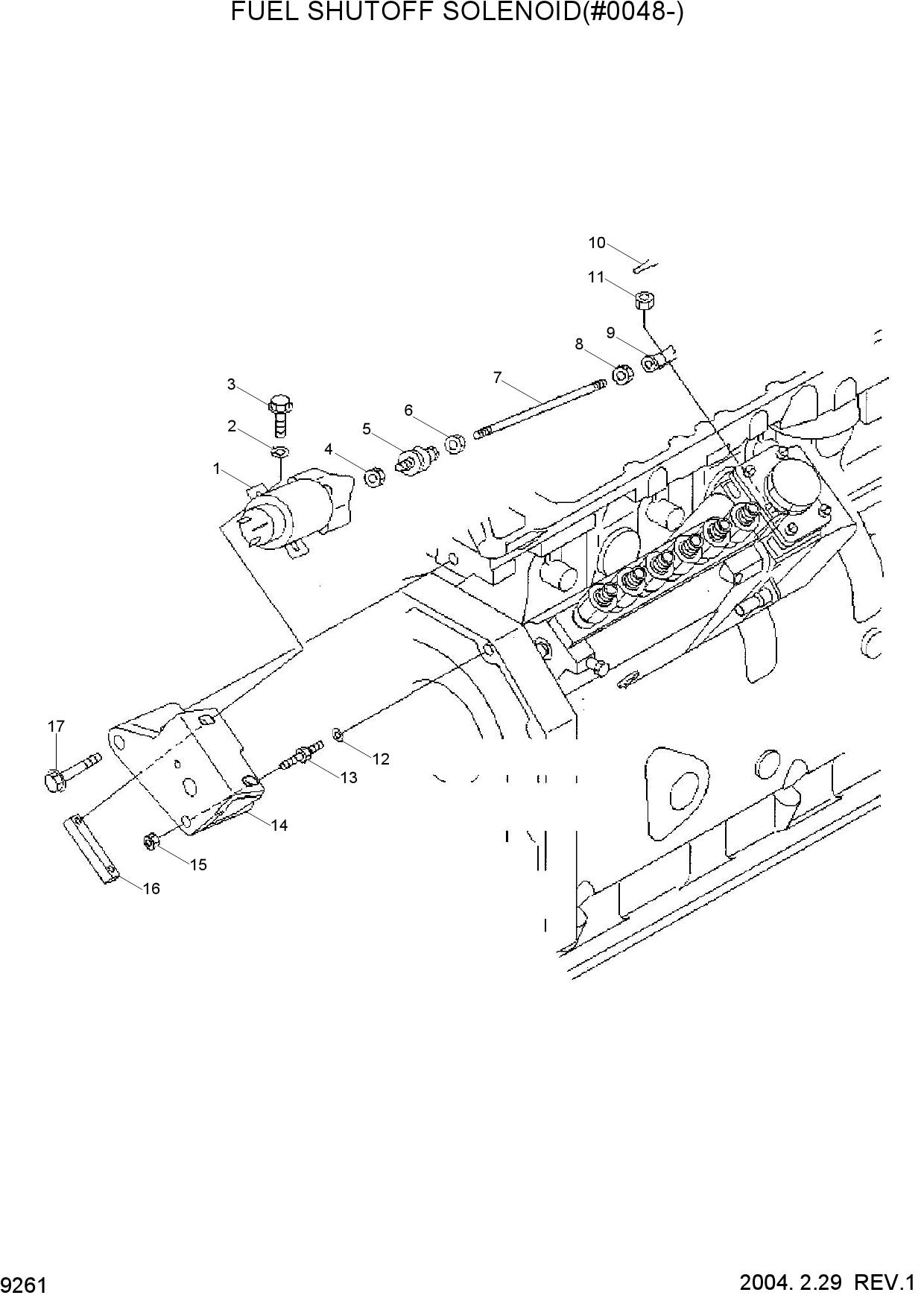 FUEL SHUTOFF VALVE(#0048-)