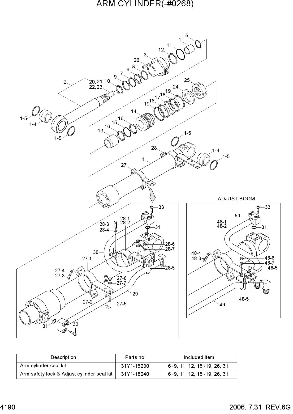 ARM CYLINDER(-#0268)