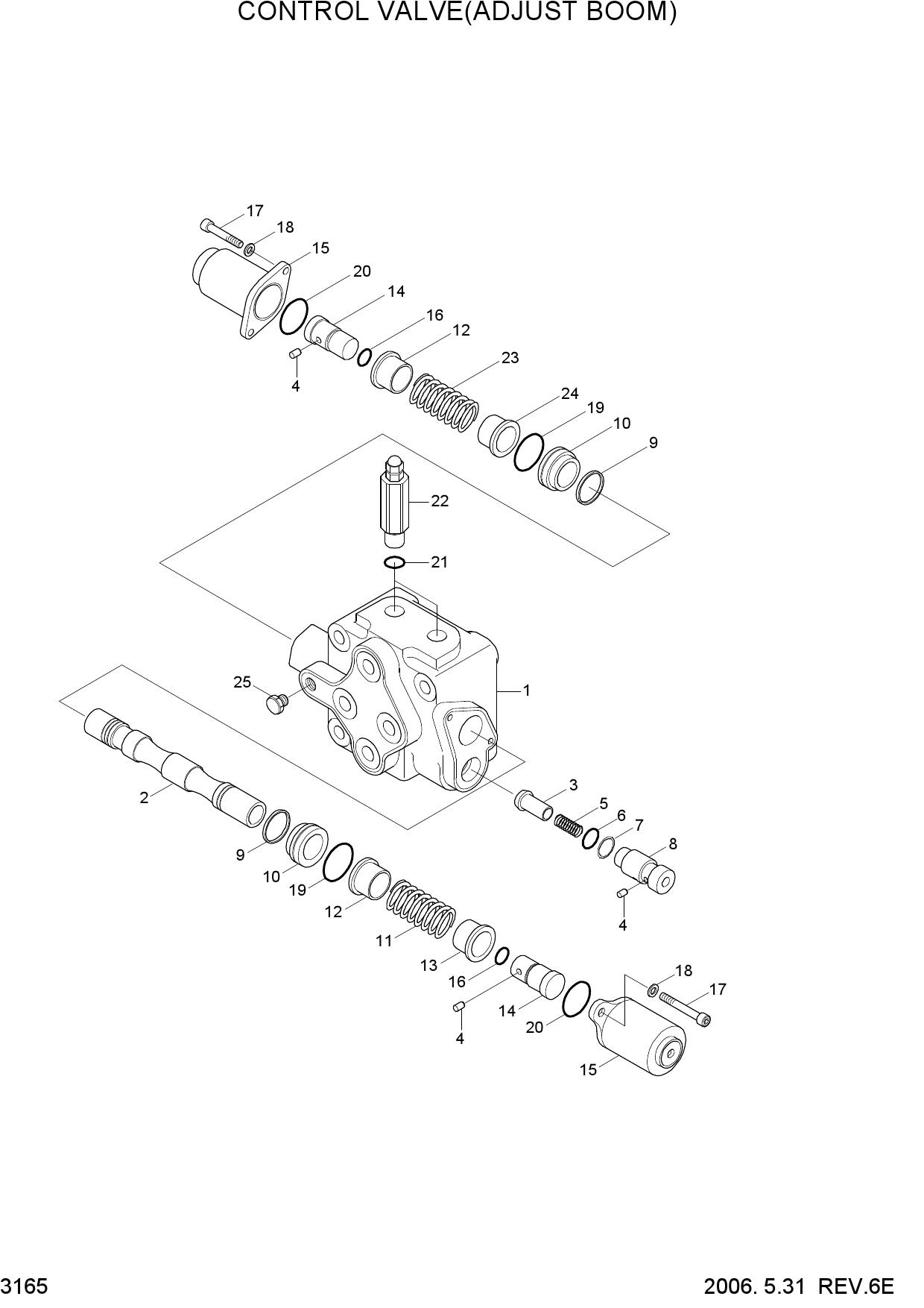 CONTROL VALVE(ADJUST BOOM)
