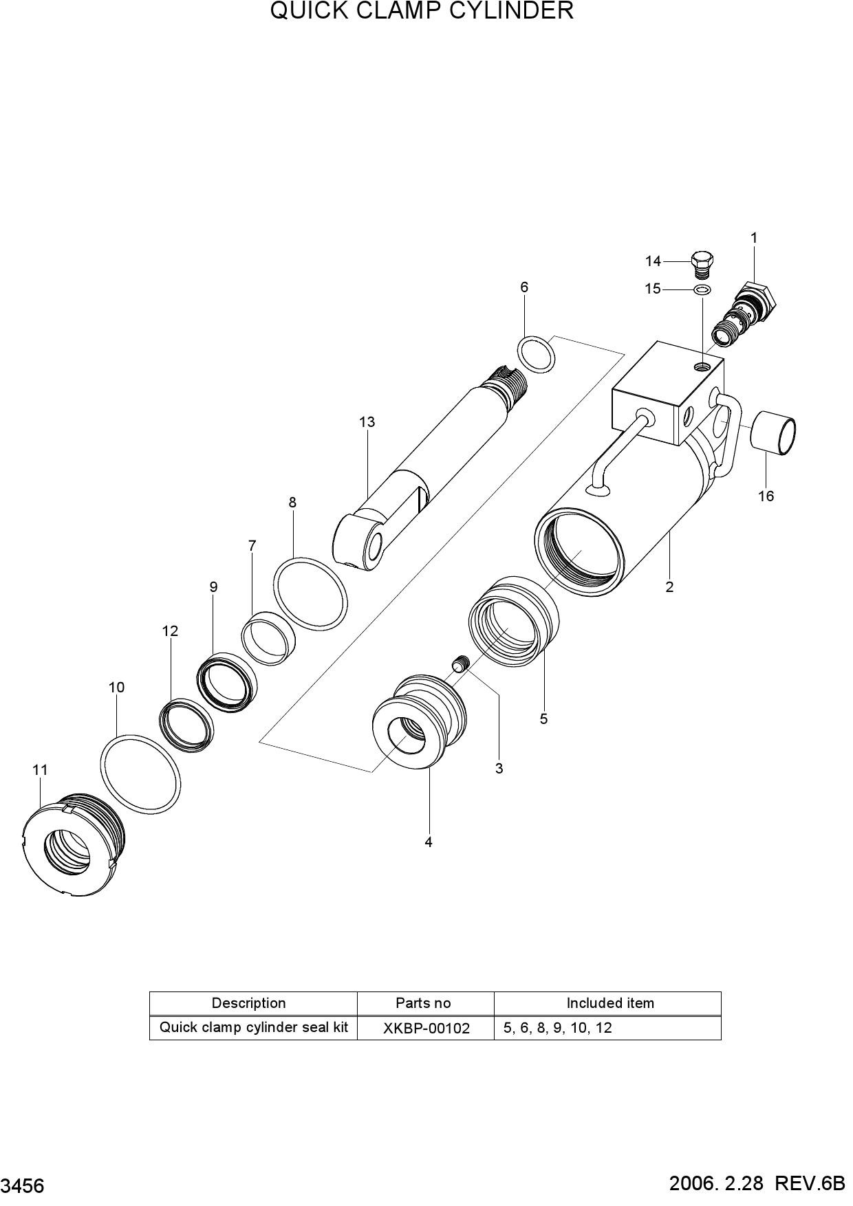 QUICK CLAMP CYLINDER(#0039-)
