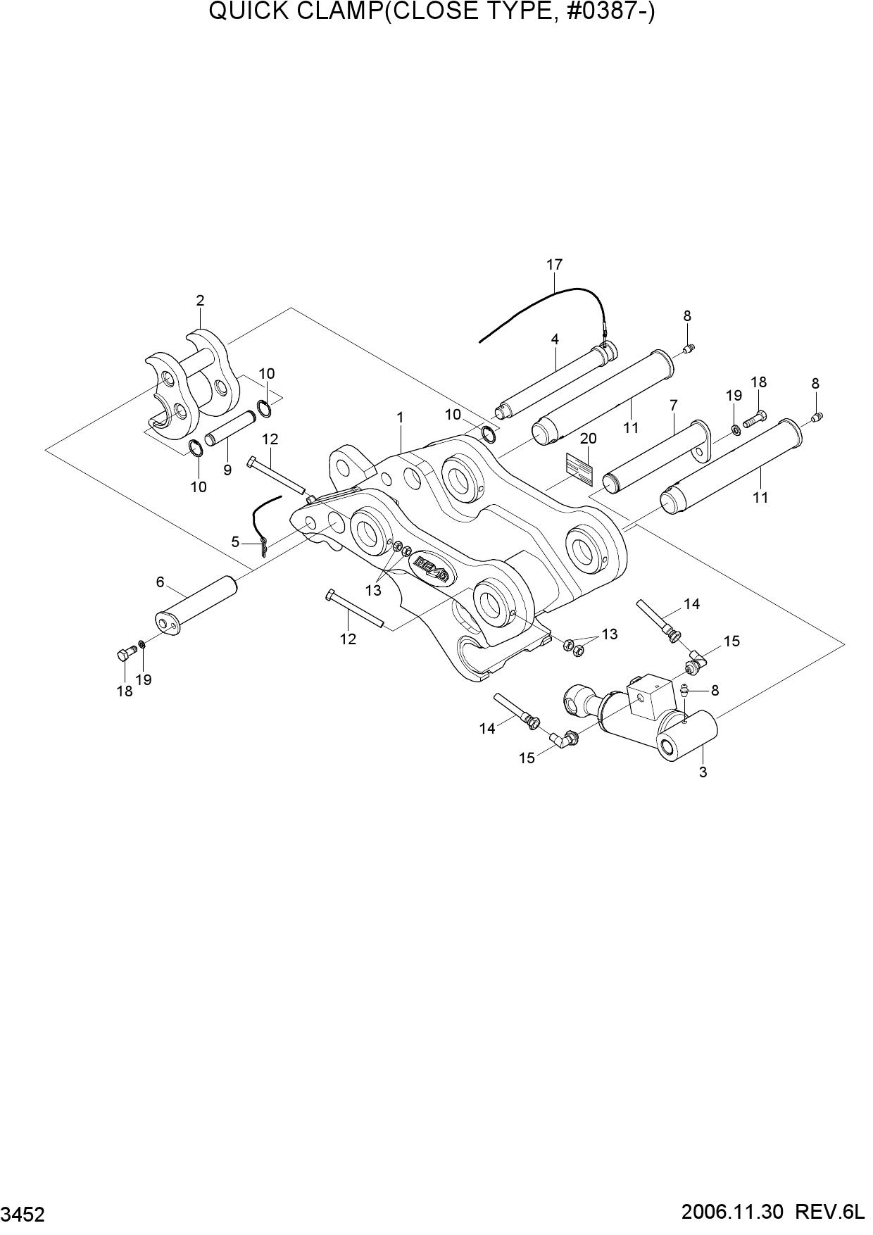 RCICK CLAMP(CLOSE TYPE, #0387-)