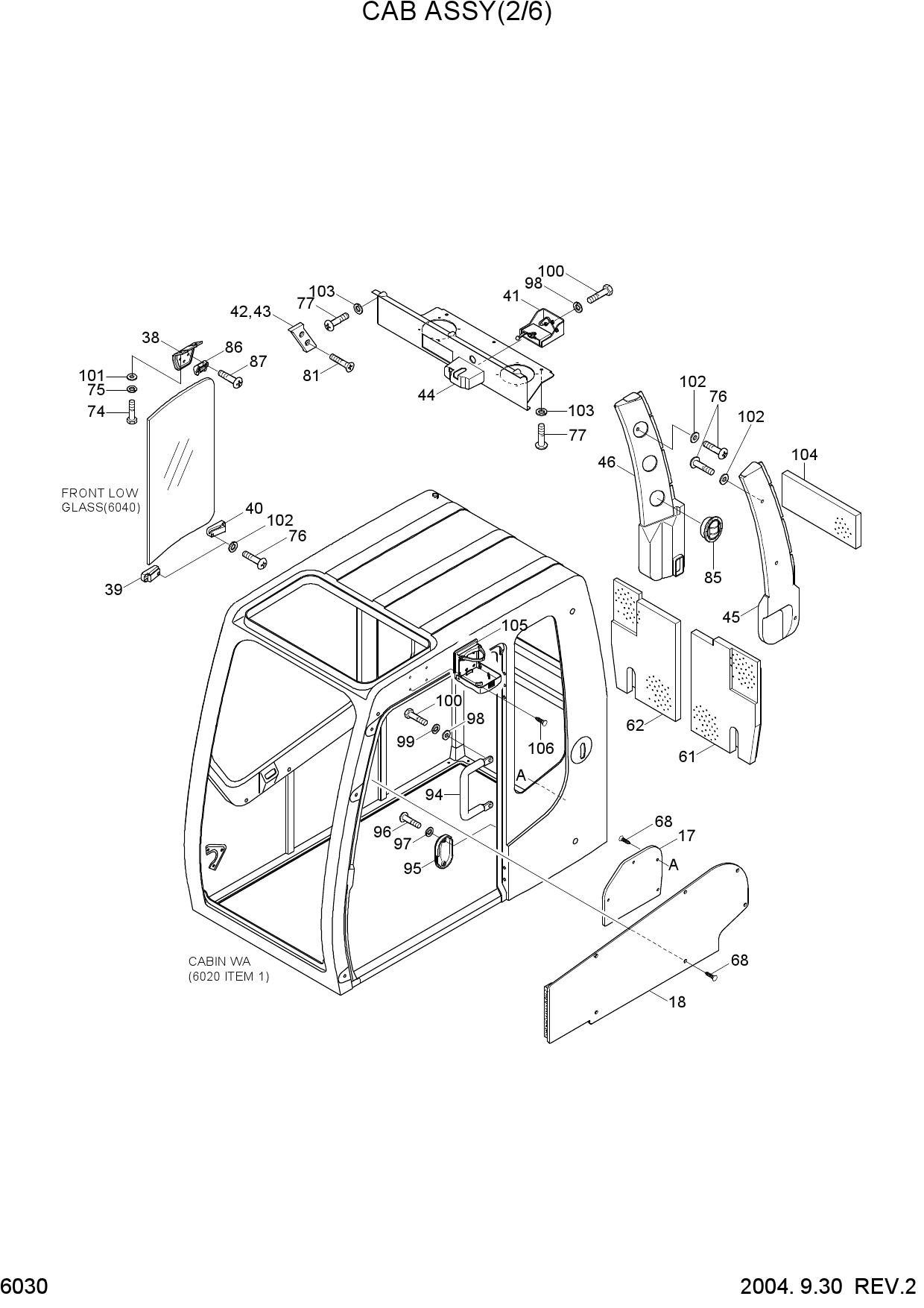 CAB ASSY(2/6)