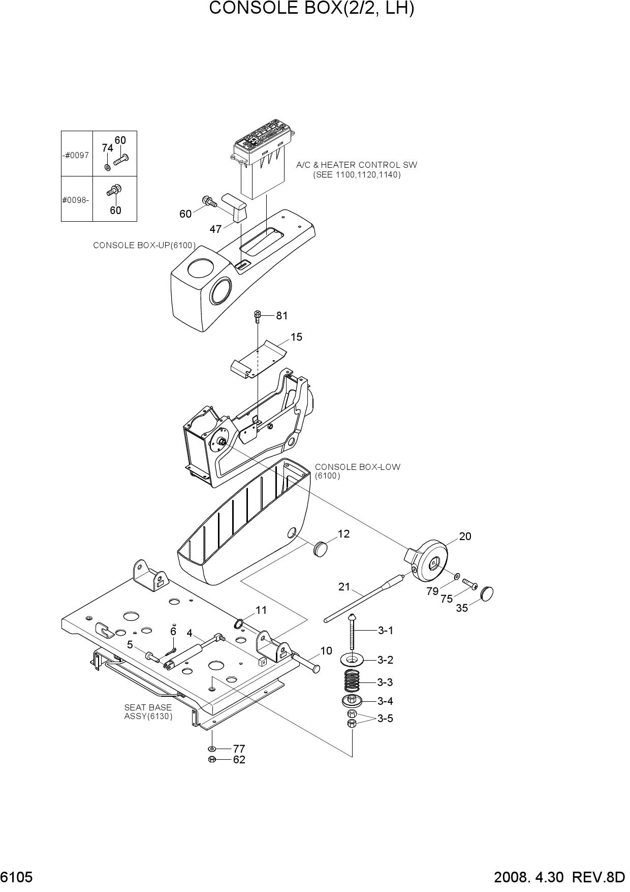 CONSOLE BOX(2/2, LH)