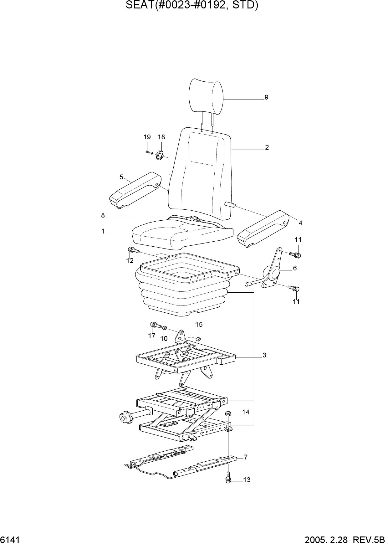 SEAT(#0023-#0192, STD)