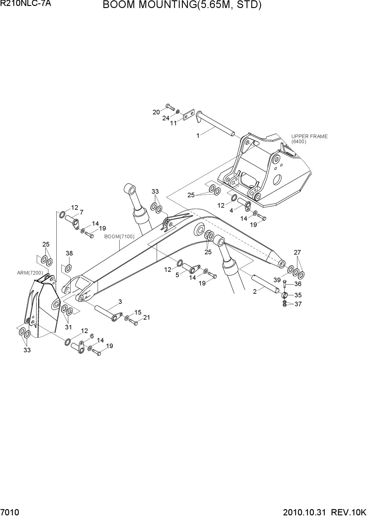 BOOM MOUNTING(5.65M, STD)