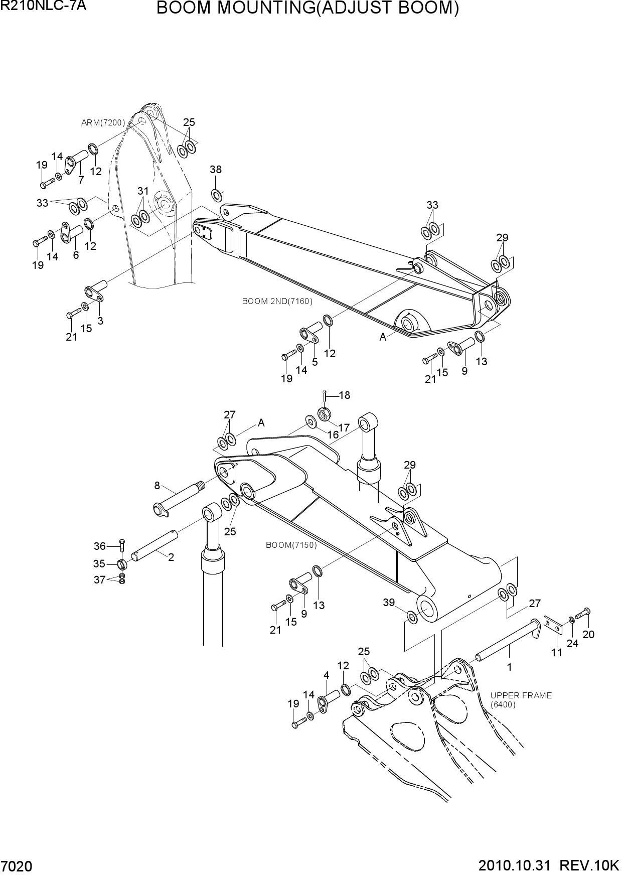 BOOM MOUNTING(ADJUST BOOM)