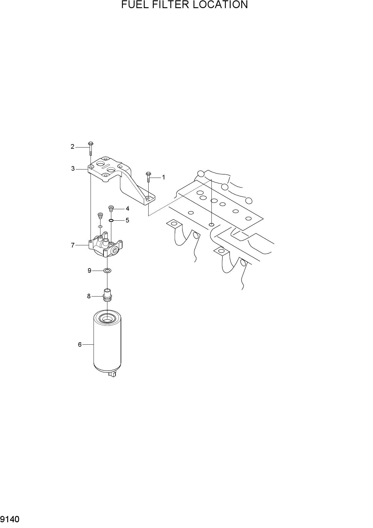 FUEL FILTER LOCATION