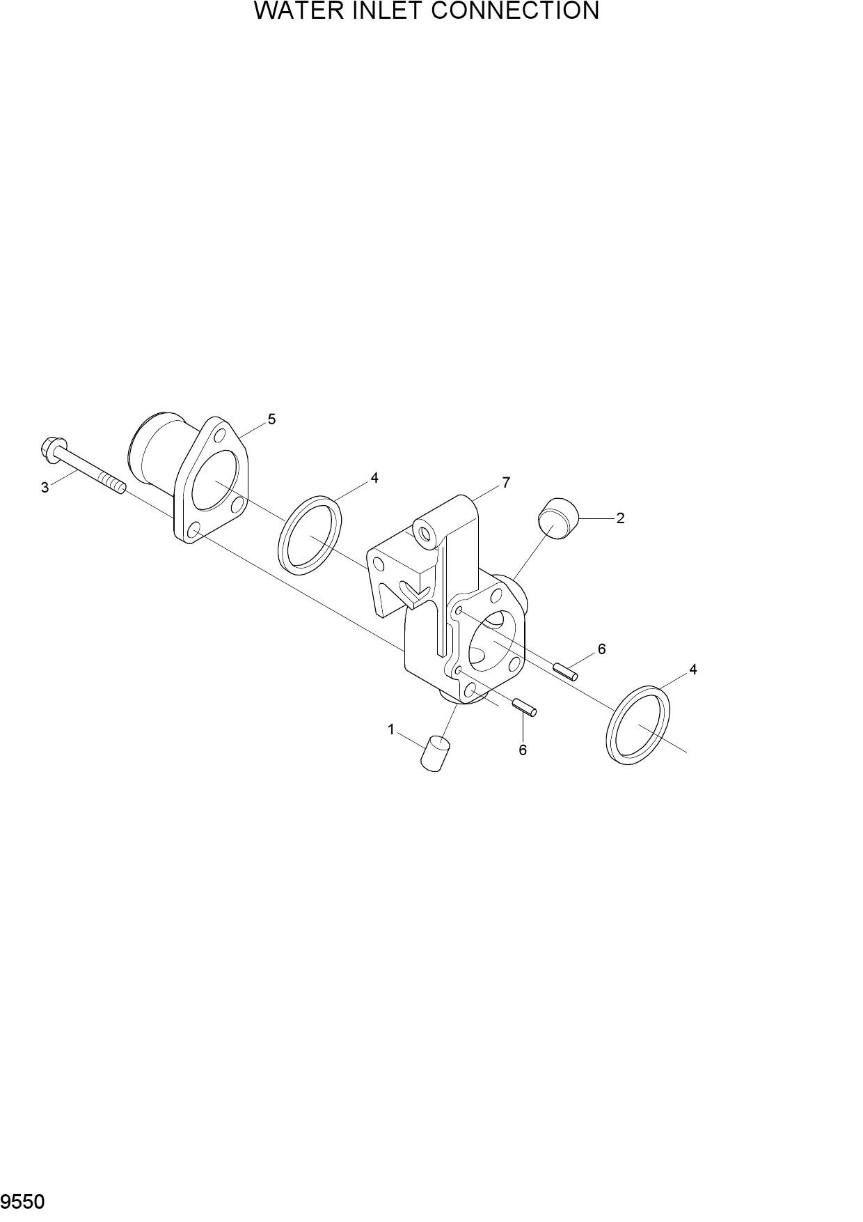 WATER INLET CONNECTION
