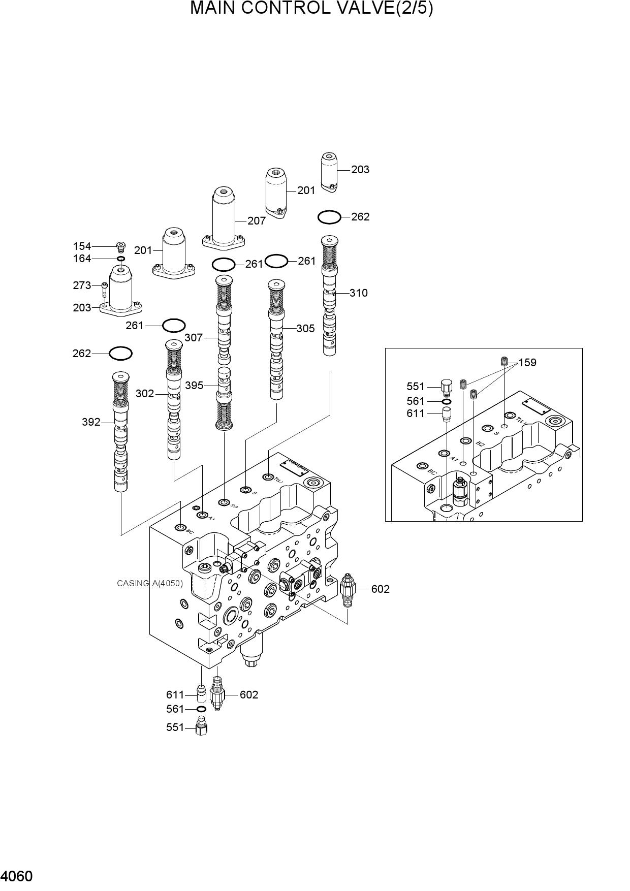MAIN CONTROL VALVE(2/5)
