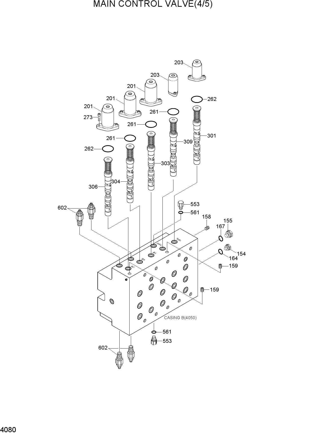 MAIN CONTROL VALVE(4/5)