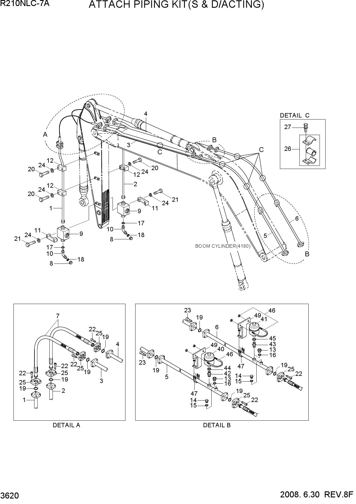ATTACH PIPING KIT(S & D/ACTING)