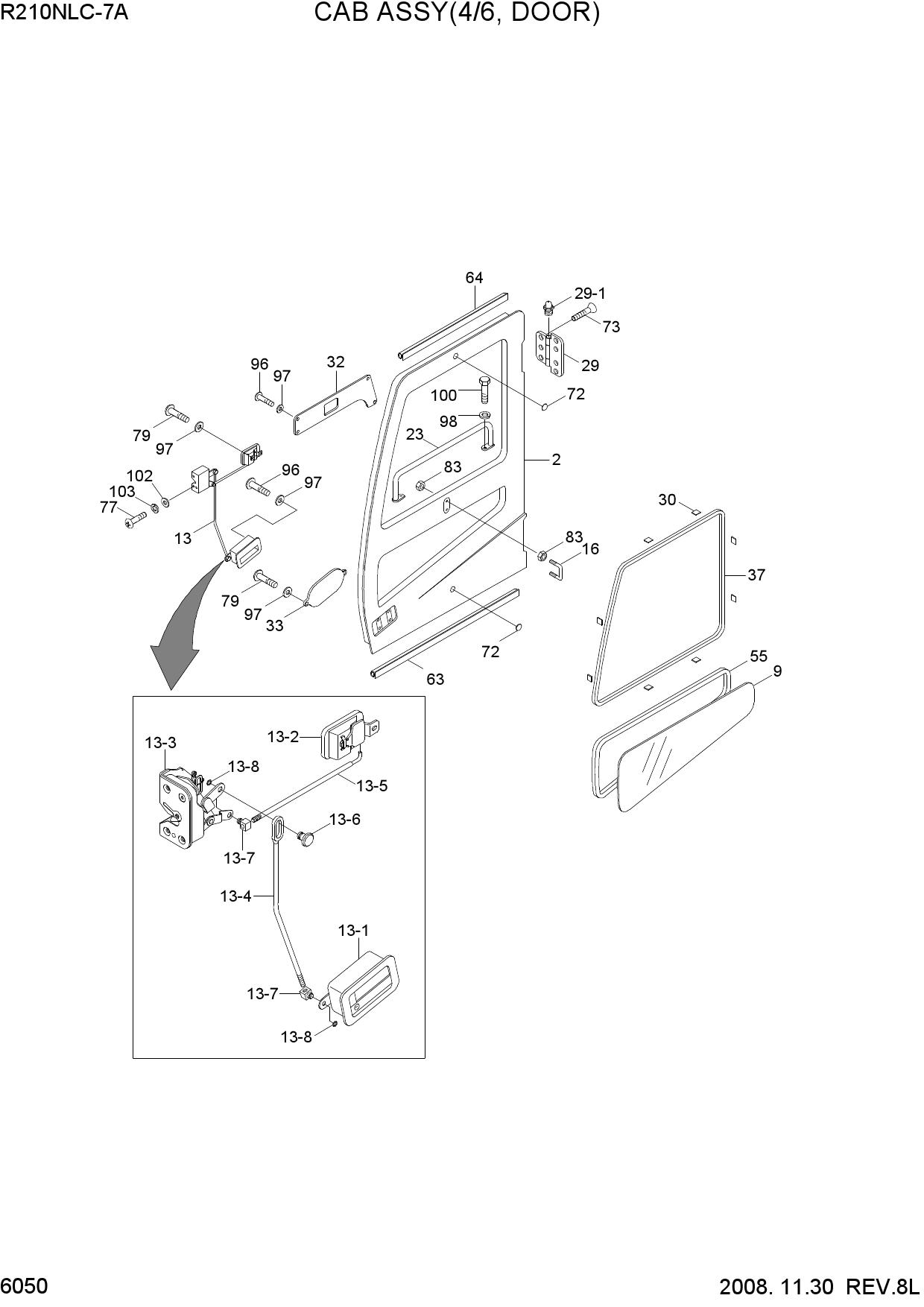 CAB ASSY(4/6, DOOR)
