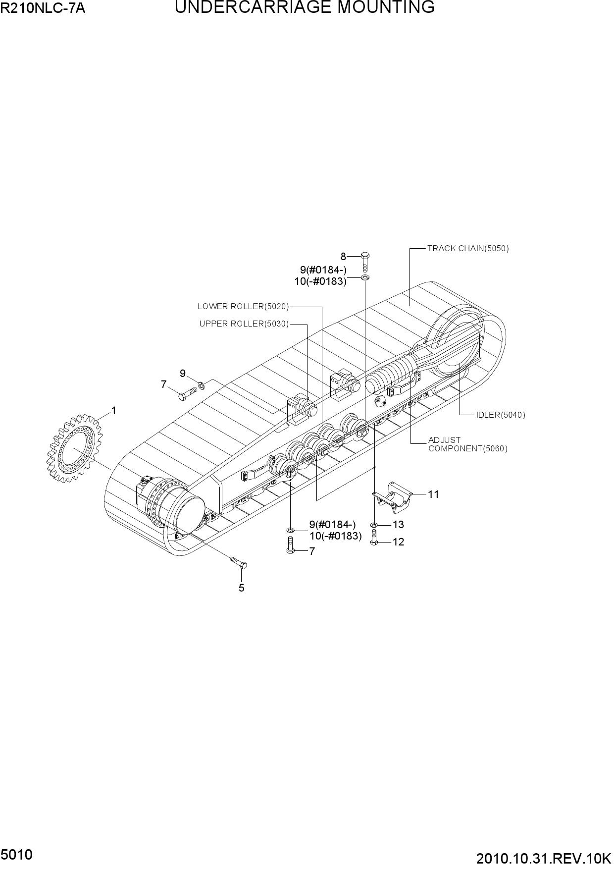 UNDERCARRIAGE MOUNTING