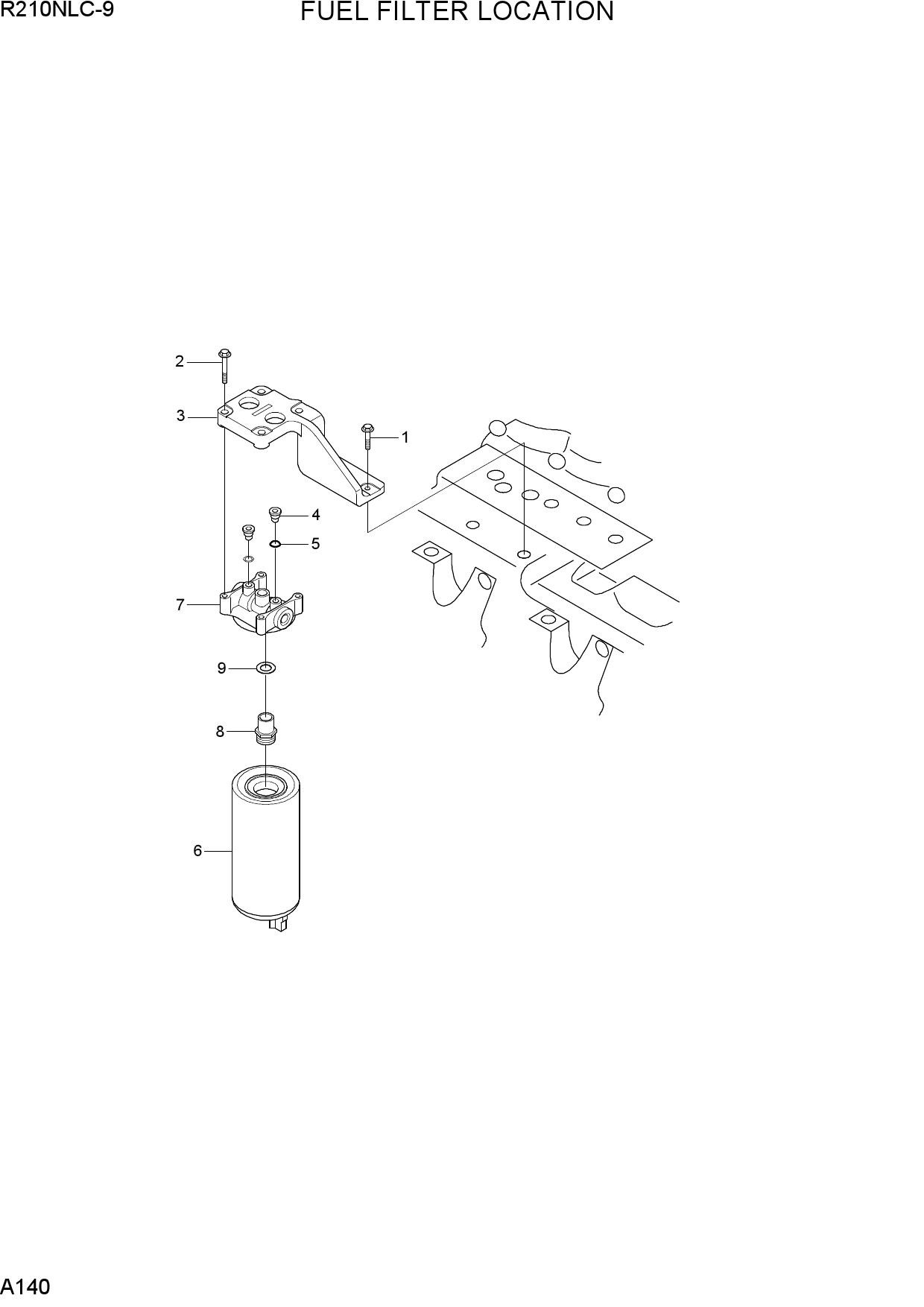 FUEL FILTER LOCATION