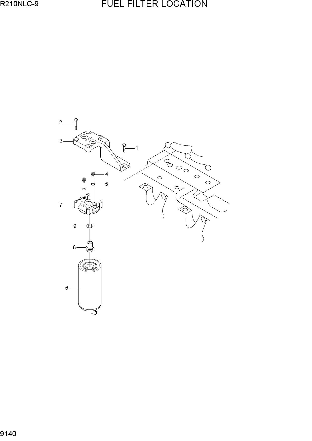 FUEL FILTER LOCATION