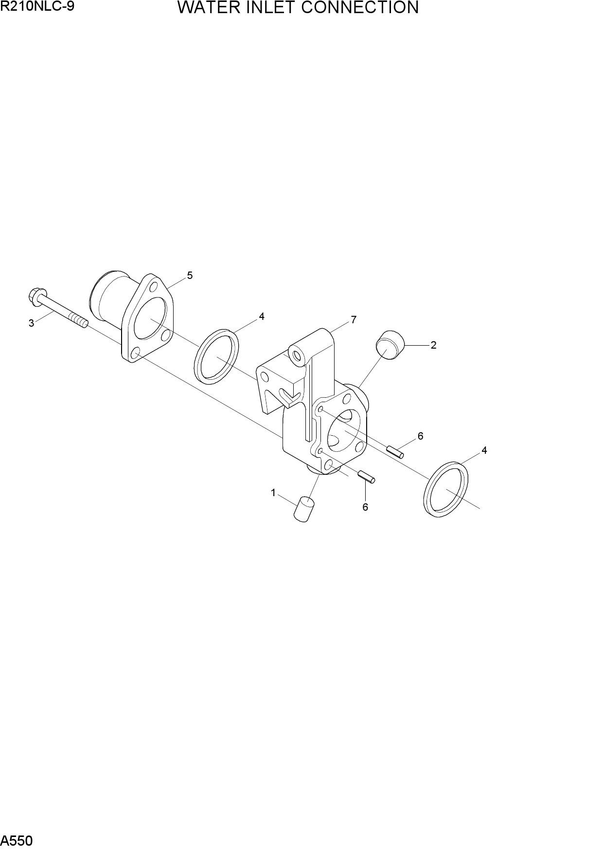 WATER INLET CONNECTION