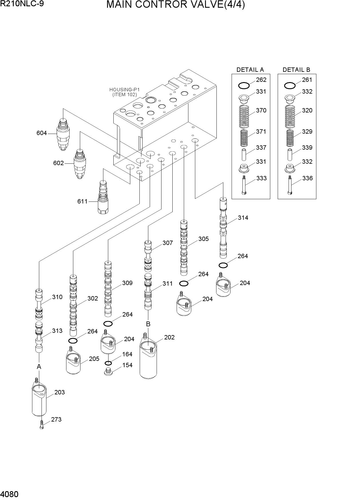 MAIN CONTROL VALVE(4/4)
