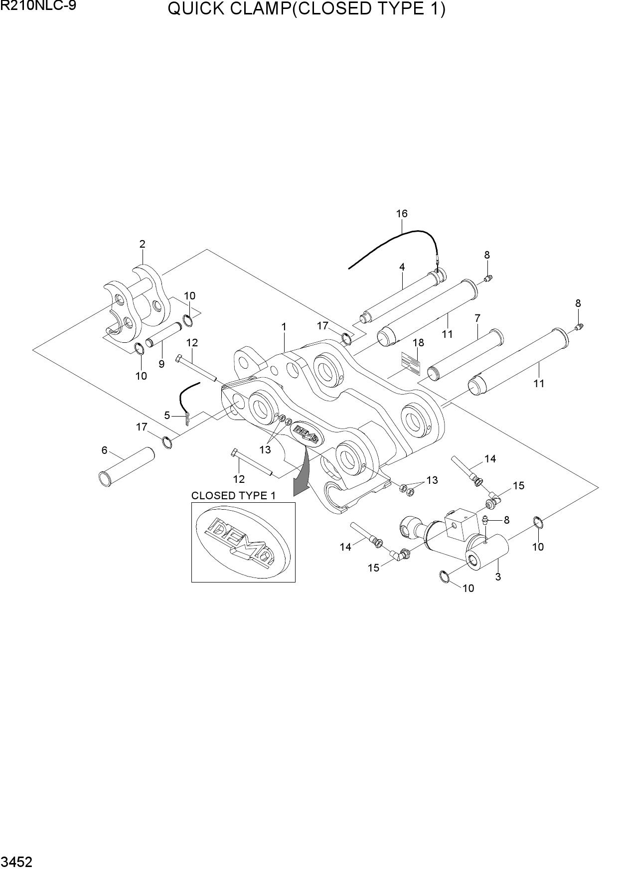 QUICK CLAMP(CLOSED TYPE 1, -#0121)