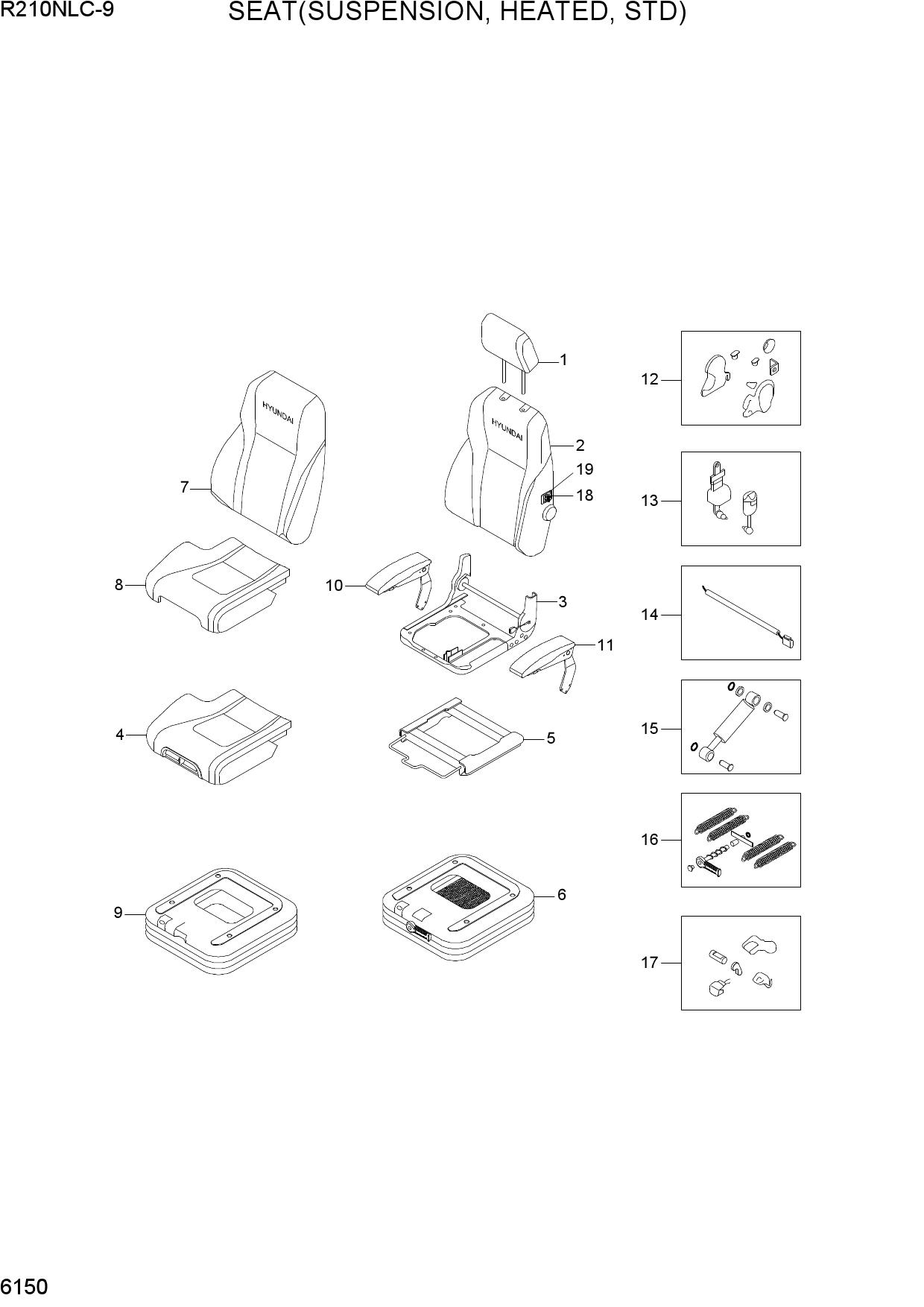 SEAT(SUSPENSION, HEATED, STD)