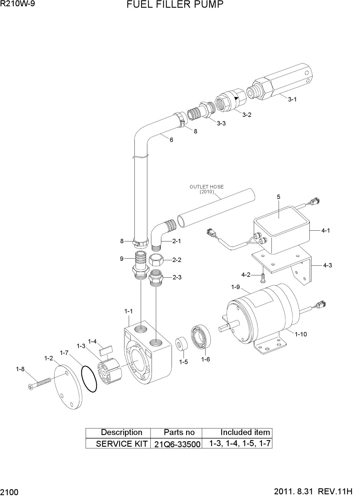 FUEL FILLER PUMP