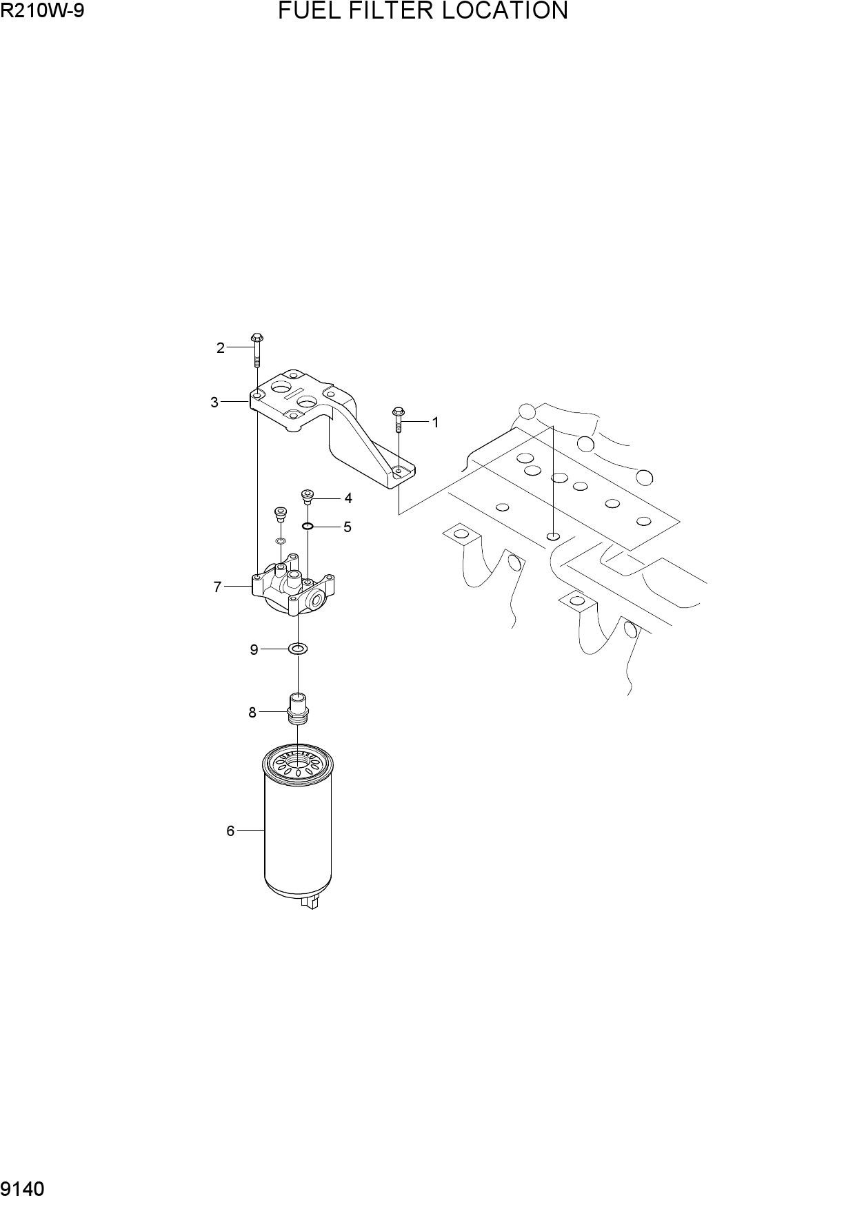 FUEL FILTER LOCATION