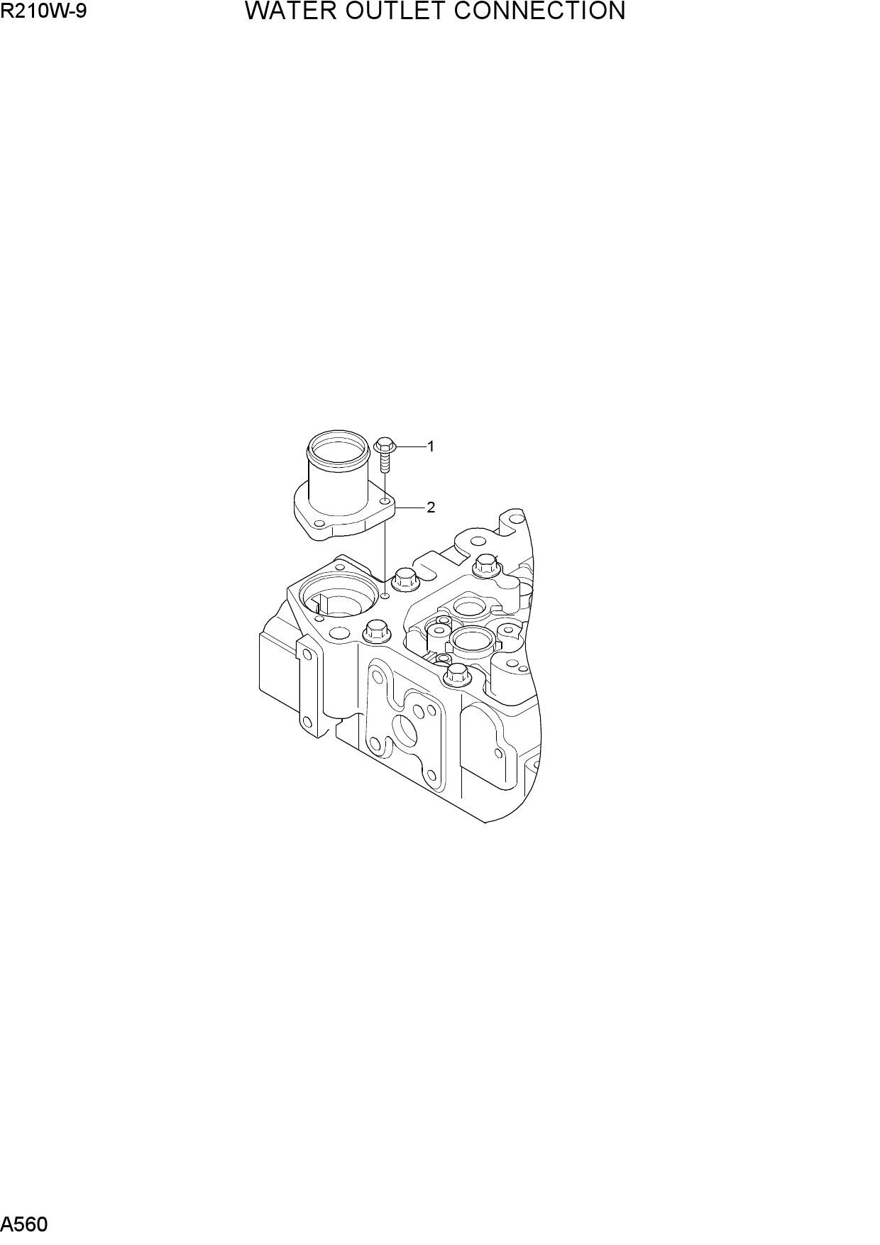 WATER OUTLET CONNECTION