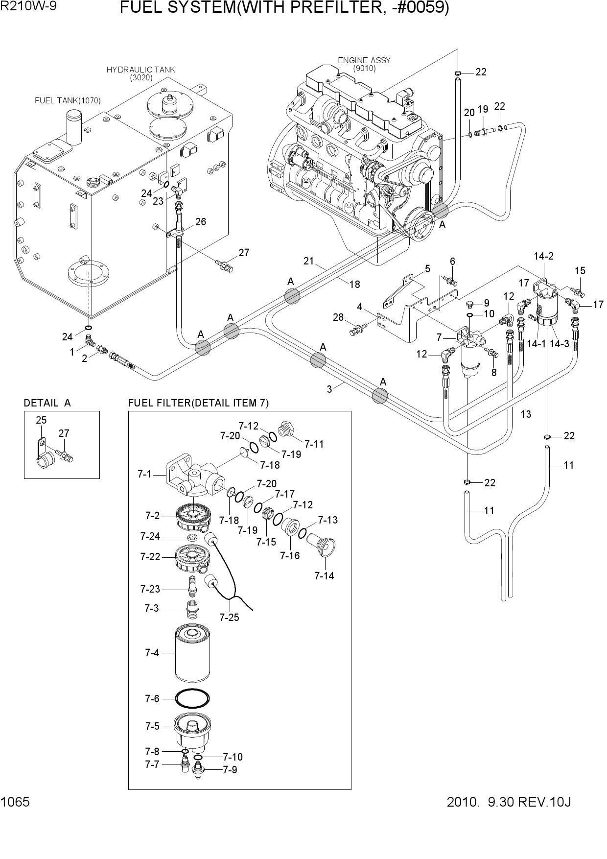 FUEL SYSTEM(WITH PREFILTER, -#0059)