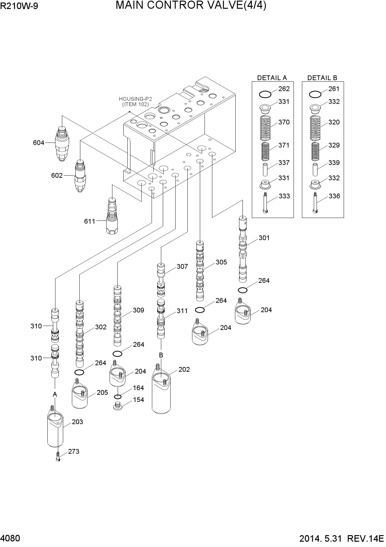 MAIN CONTROL VALVE(4/4)