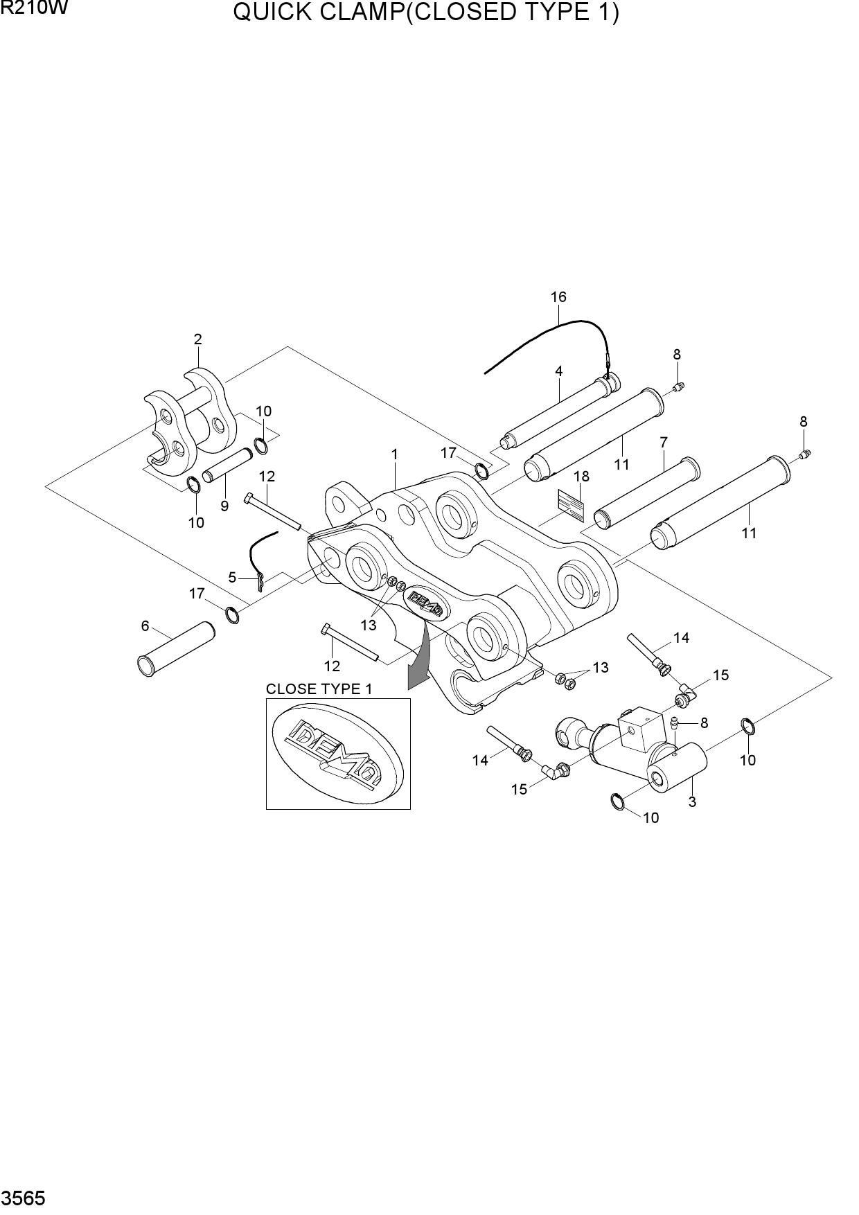 QUICK CLAMP(CLOSED TYPE 1, -#0328)