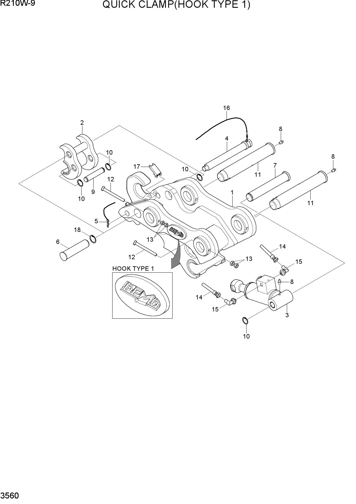 QUICK CLAMP(HOOK TYPE 1,-#0328 )