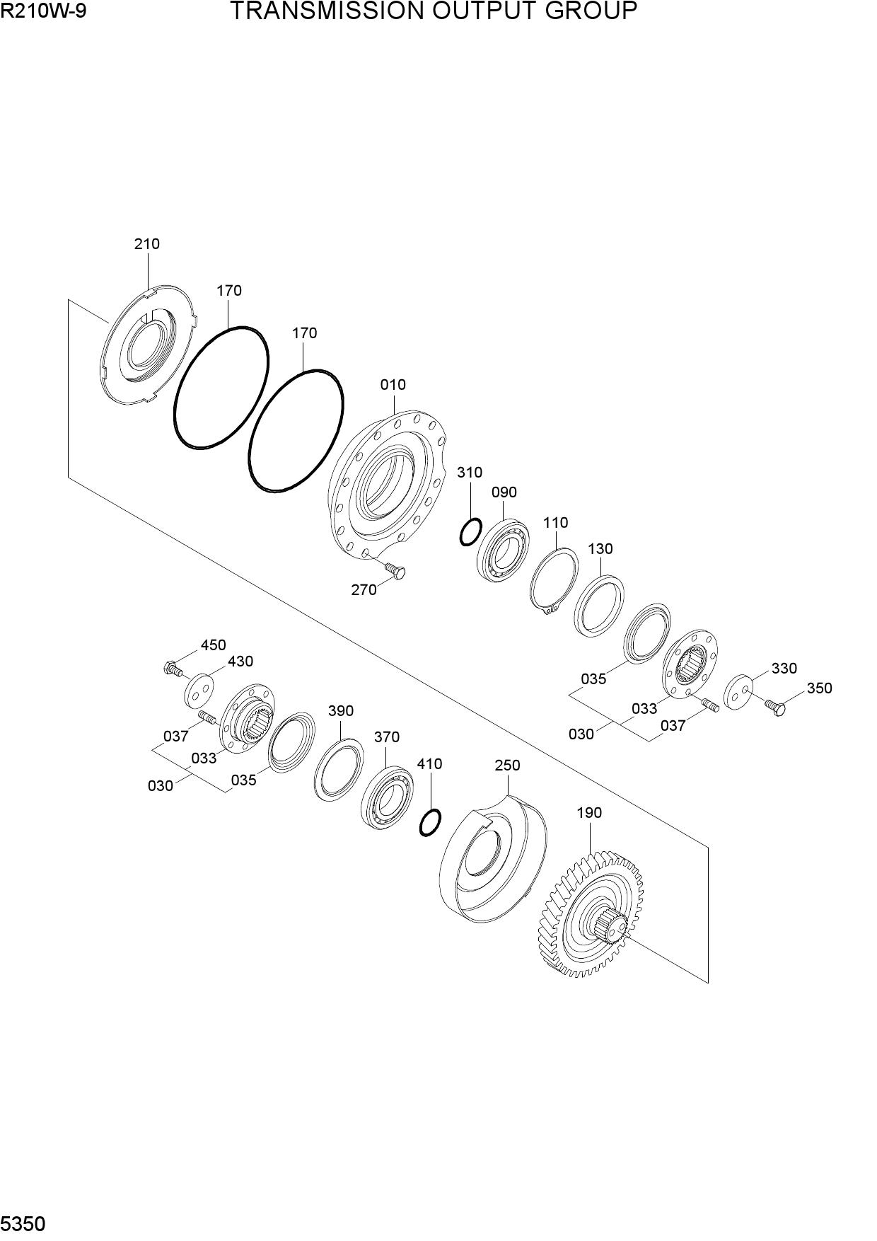 TRANSMISSION OUTPUT GROUP