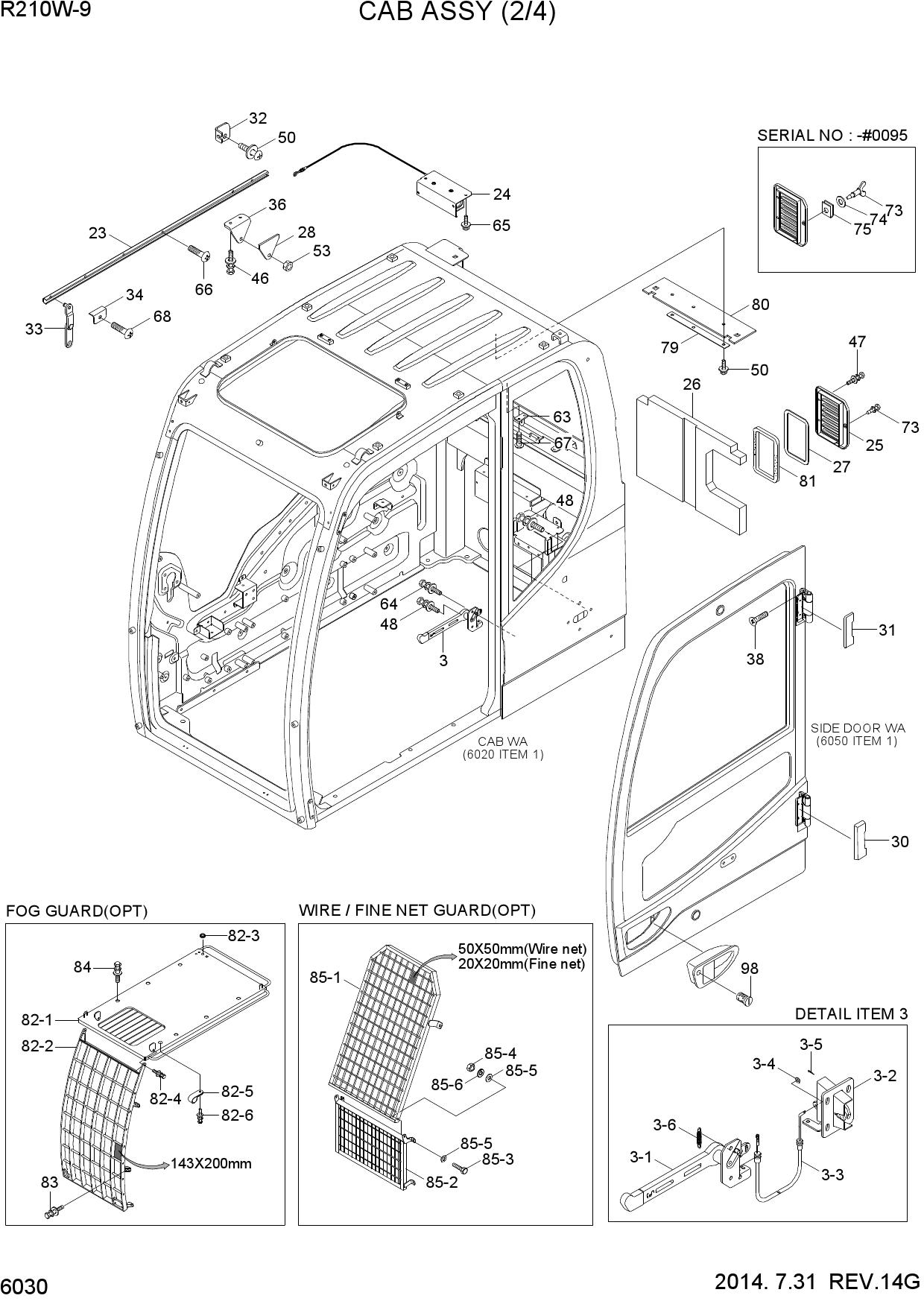 CAB ASSY(2/4)