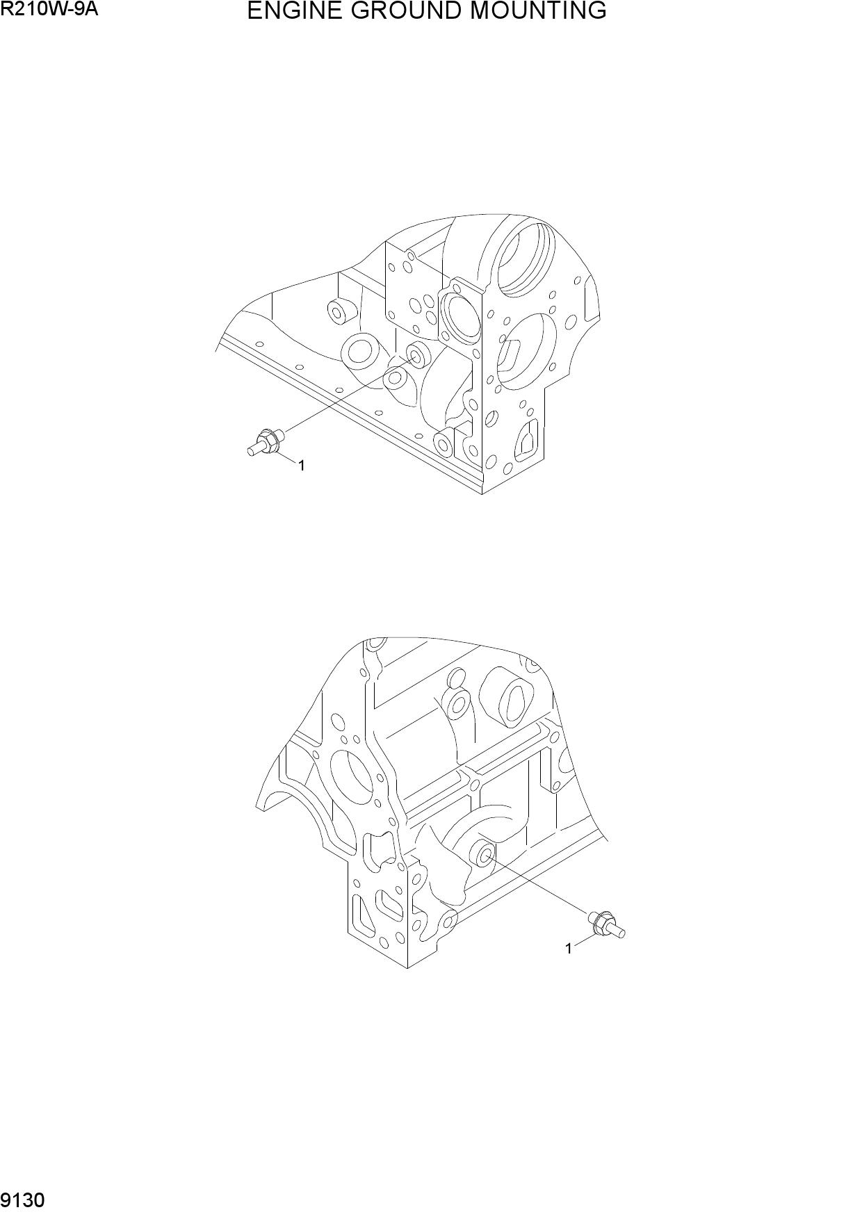 ENGINE GROUND MOUNTING
