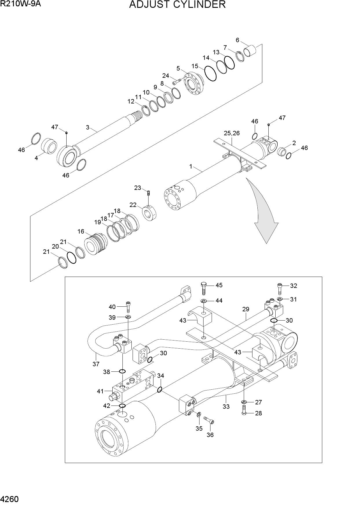 ADJUST CYLINDER
