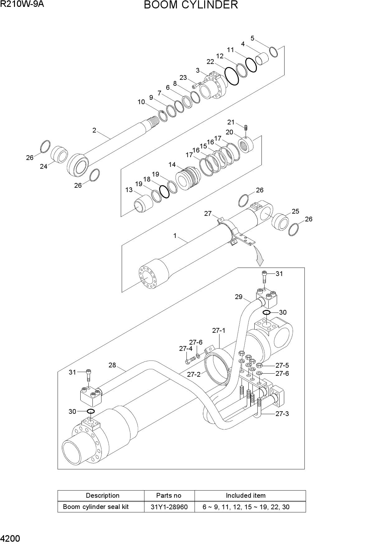 BOOM CYLINDER